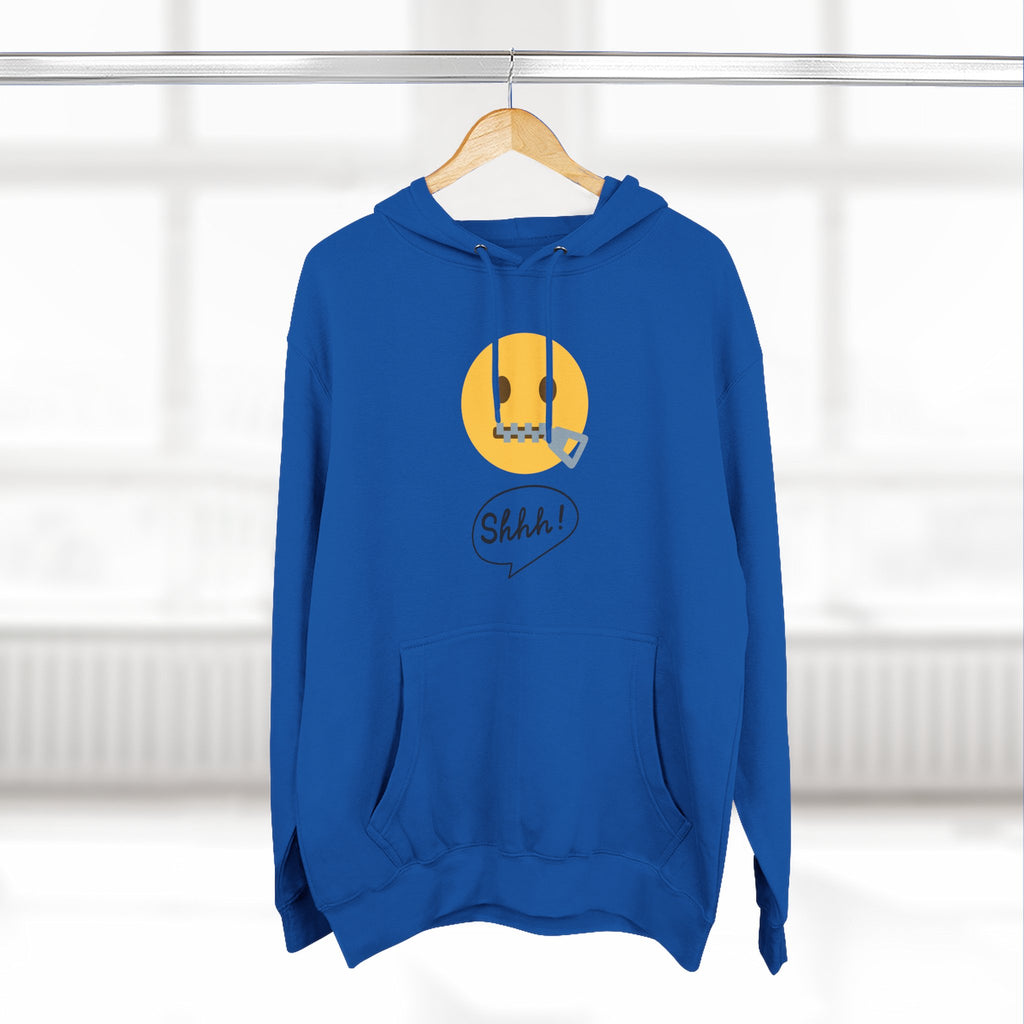 Hoodie — "Excuse Me?" QR Code Graphic Fleece Hoodie