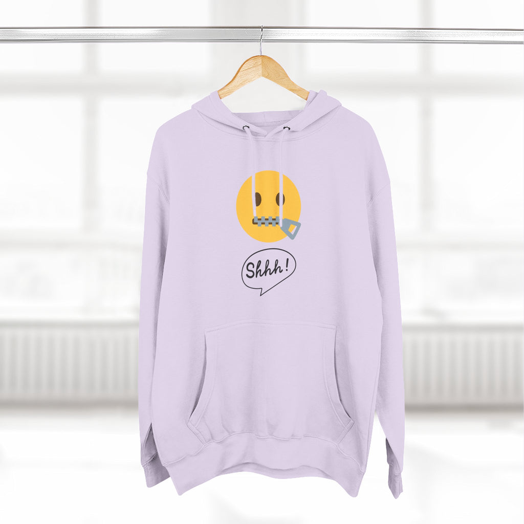 Hoodie — "Excuse Me?" QR Code Graphic Fleece Hoodie