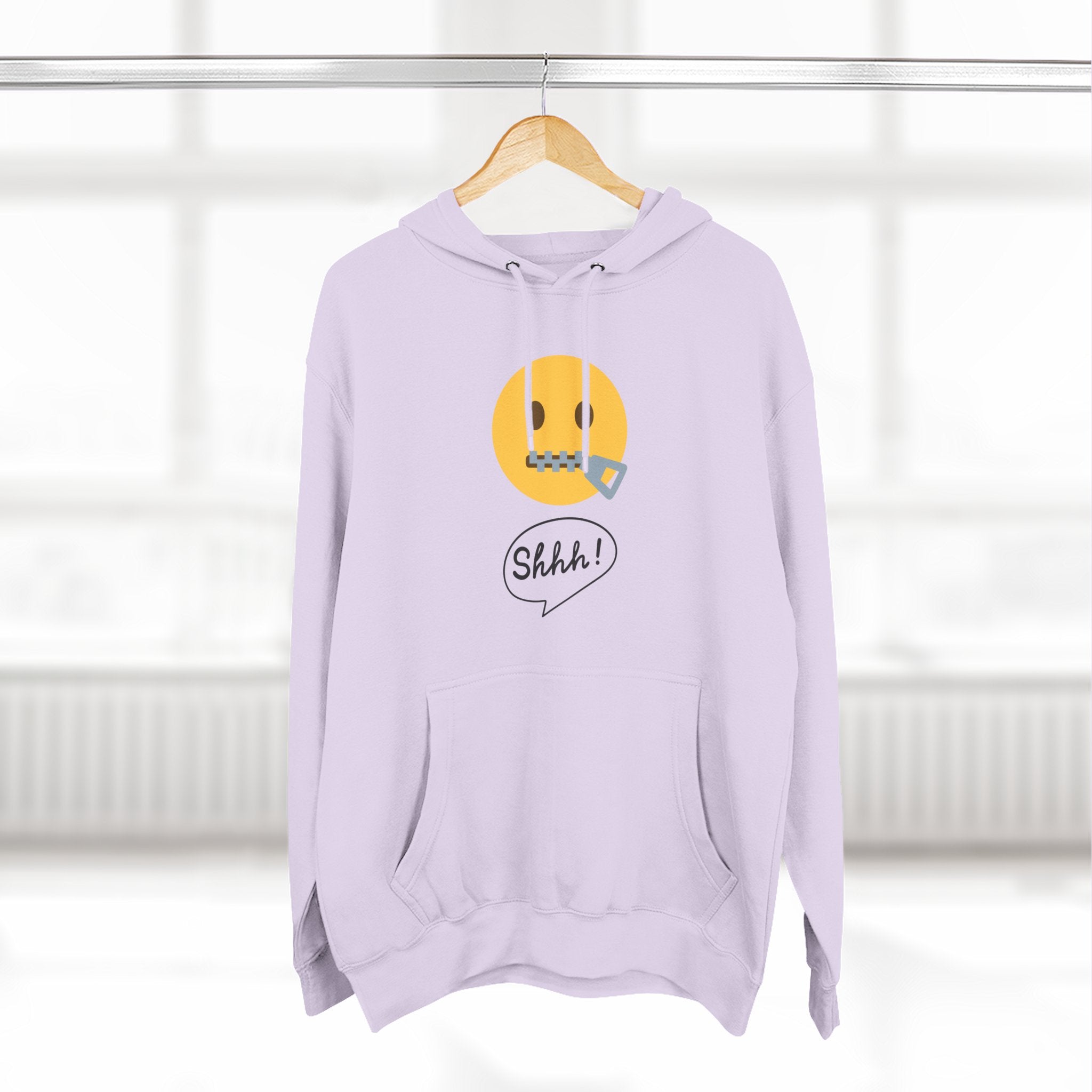 Hoodie — "Excuse Me?" QR Code Graphic Fleece Hoodie