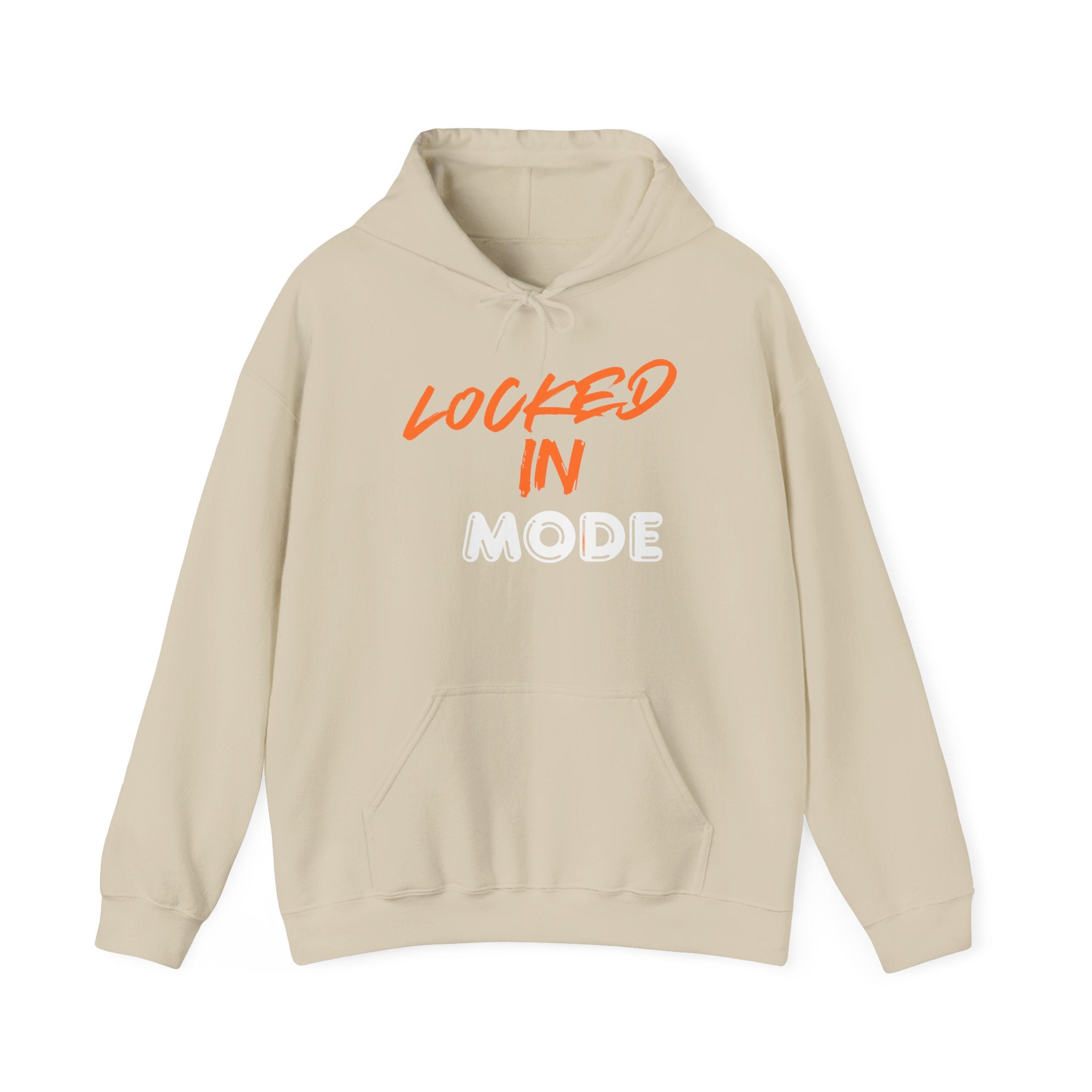 Locked In Mode Hoodie — 'Locked in Mode' Graphic Sweatshirt with QR Code Back