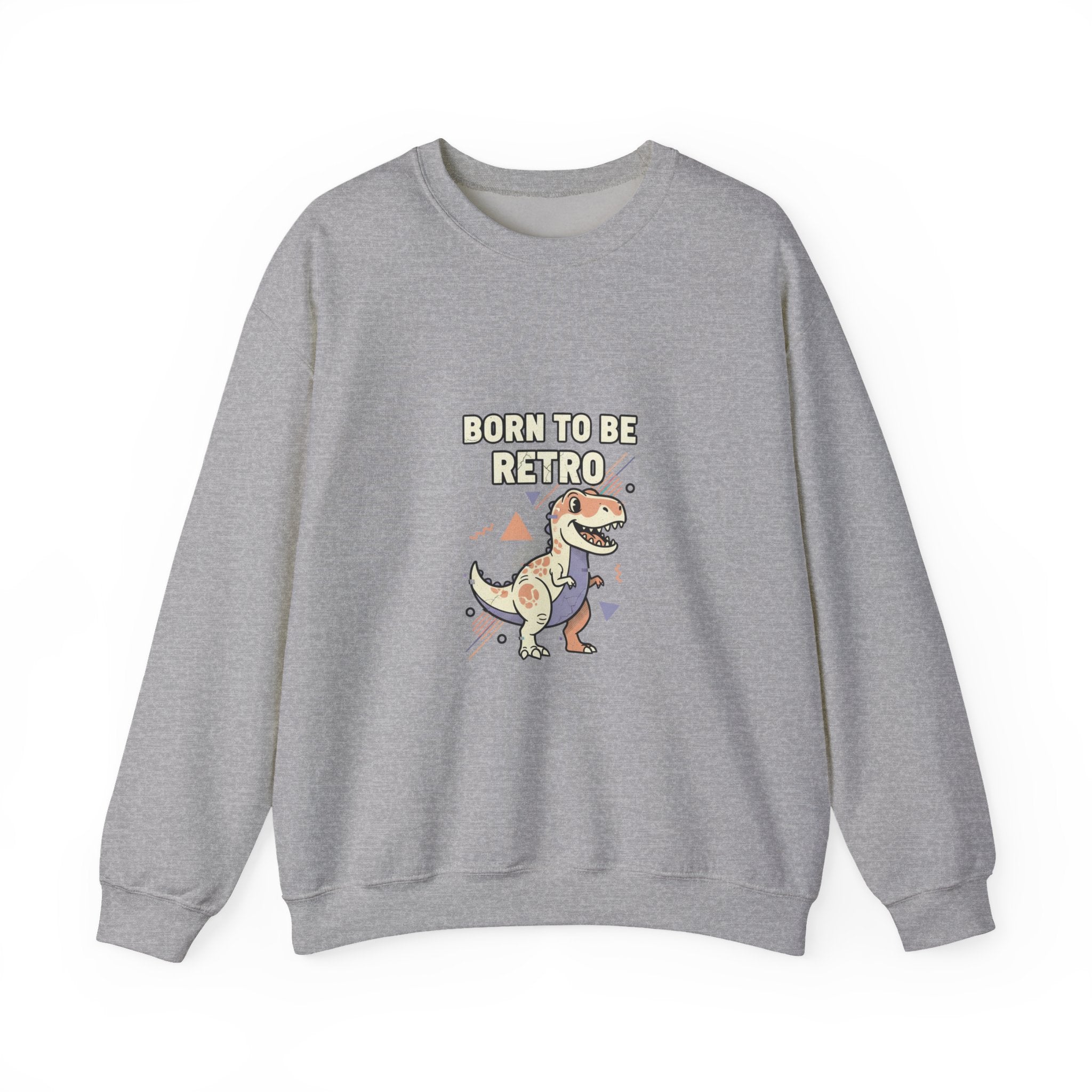 Born to Be Retro Sweatshirt | 90s Kid Vintage Tech Meme, nostalgic tech quote