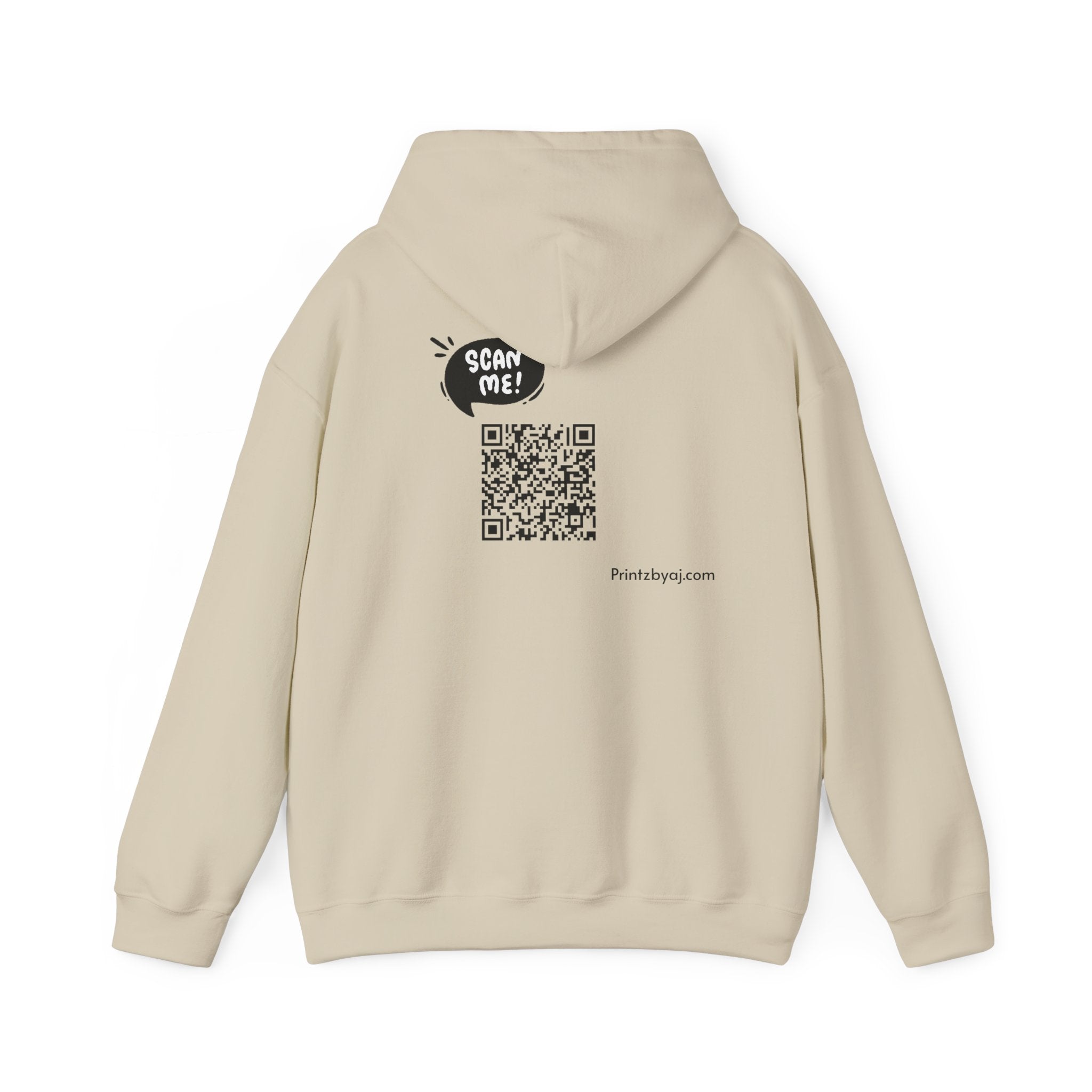 Locked In Mode Hoodie — 'Locked in Mode' Graphic Sweatshirt with QR Code Back