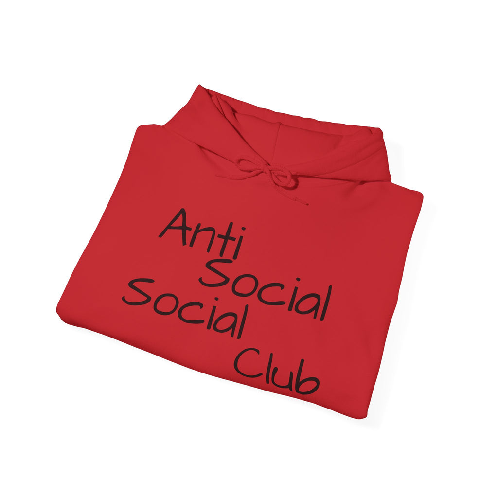 Anti Social Social Club Hoodie — "Please Maintain Social Distancing 6 Feet" Graphic Hooded Sweatshirt