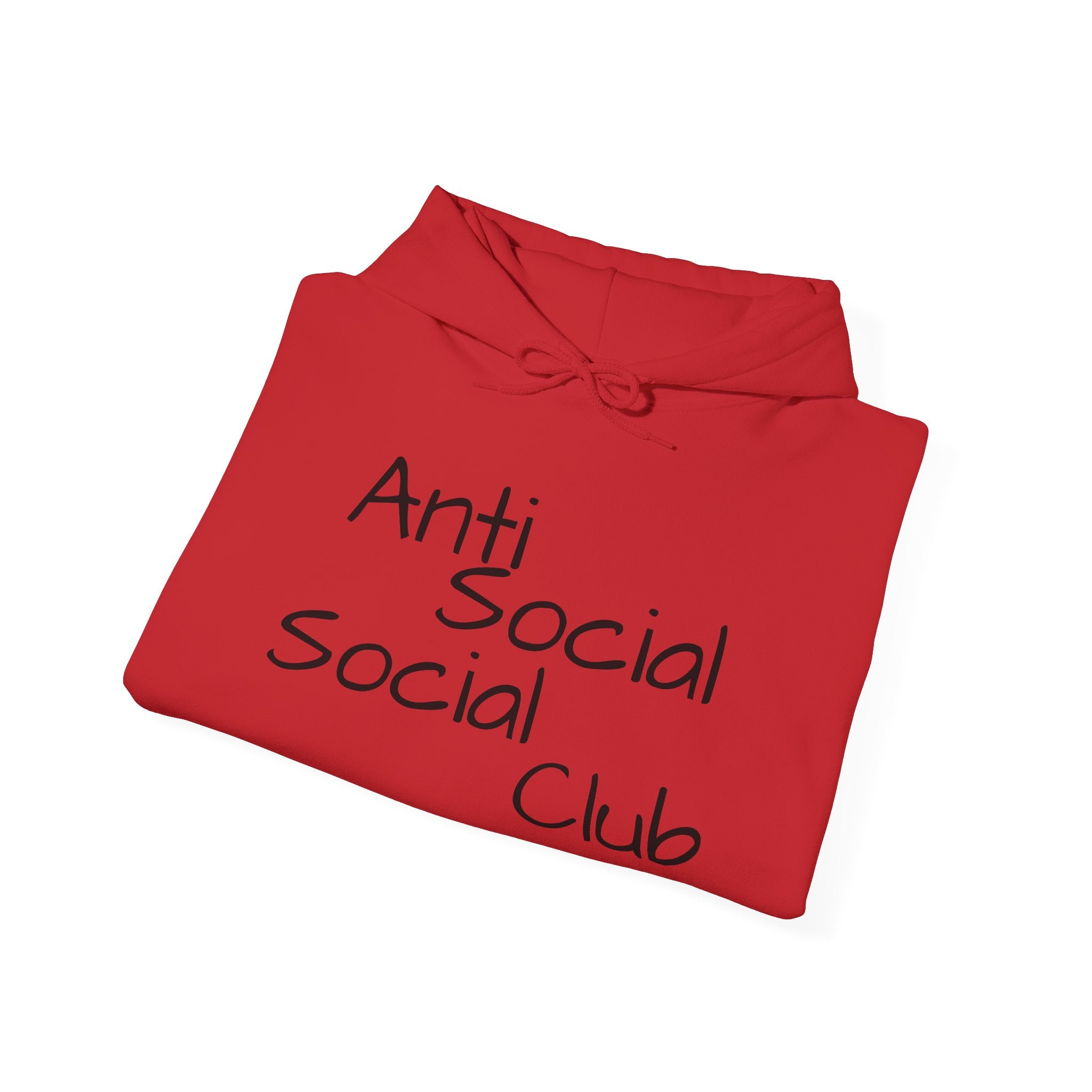 Anti Social Social Club Hoodie — "Please Maintain Social Distancing 6 Feet" Graphic Hooded Sweatshirt