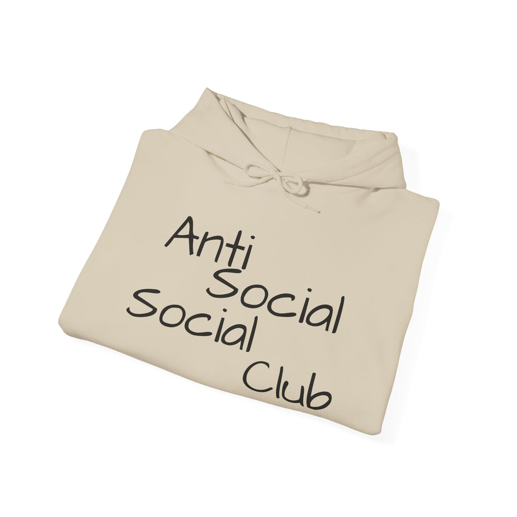 Anti Social Social Club Hoodie — "Please Maintain Social Distancing 6 Feet" Graphic Hooded Sweatshirt