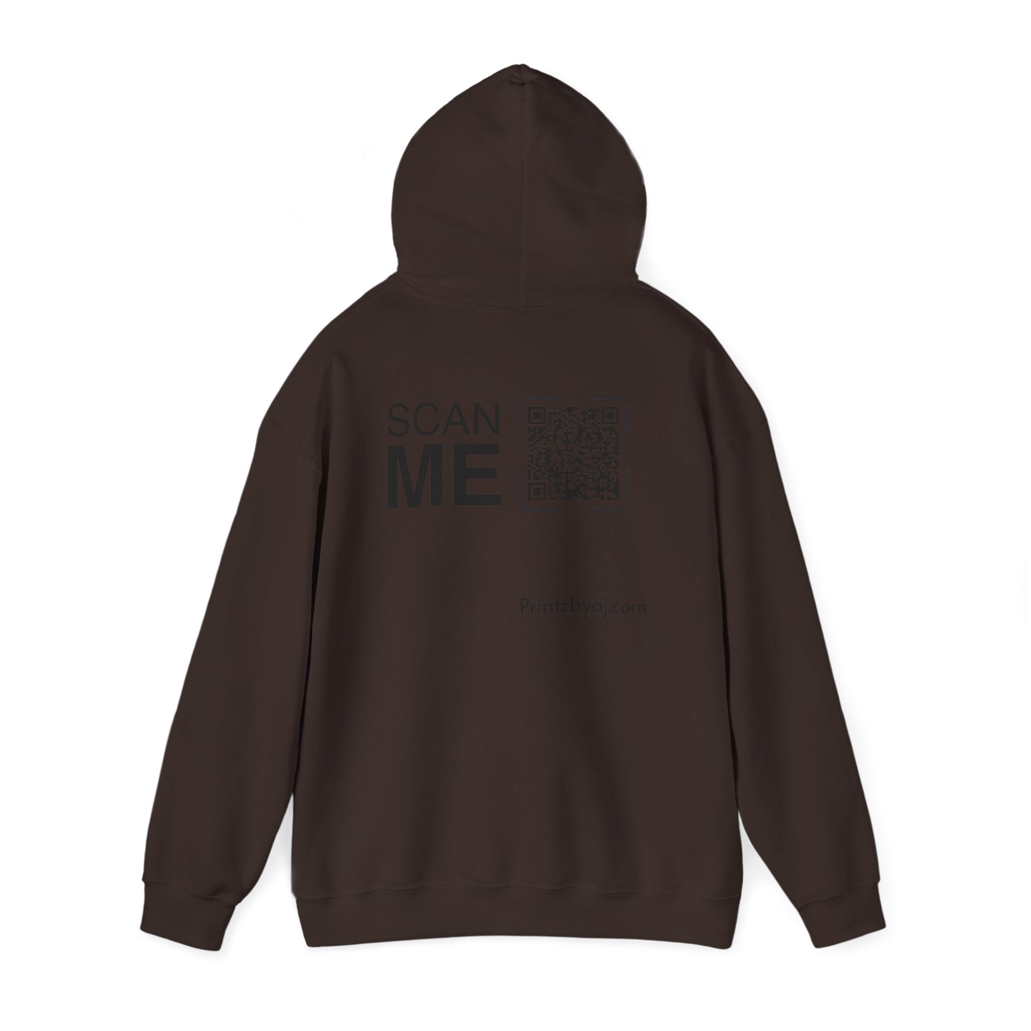 Bad "Bunny" Mode Hoodie — Cute Bunny 'Bad Mode!' Front + 'Scan Me' QR Back