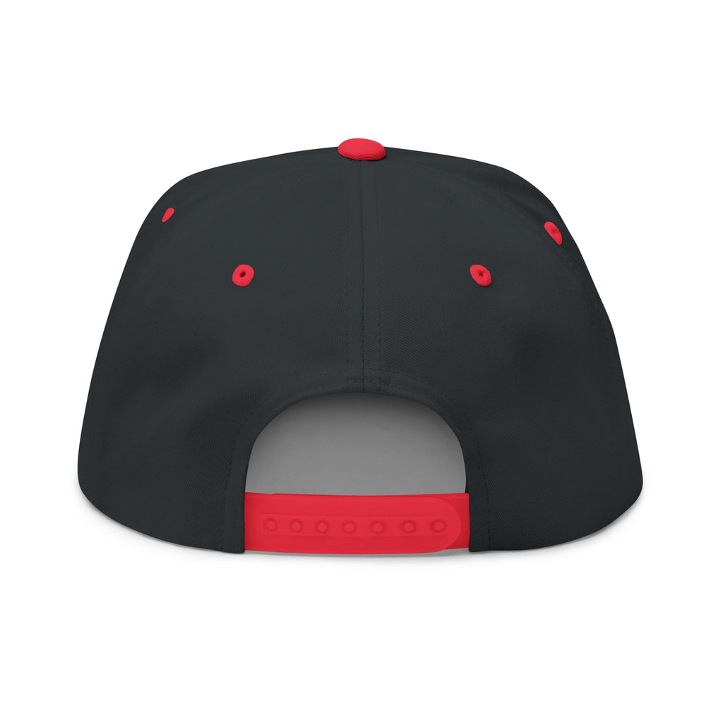 Embroidered Flat Bill Cap — ChoiceLunch Logo Snapback