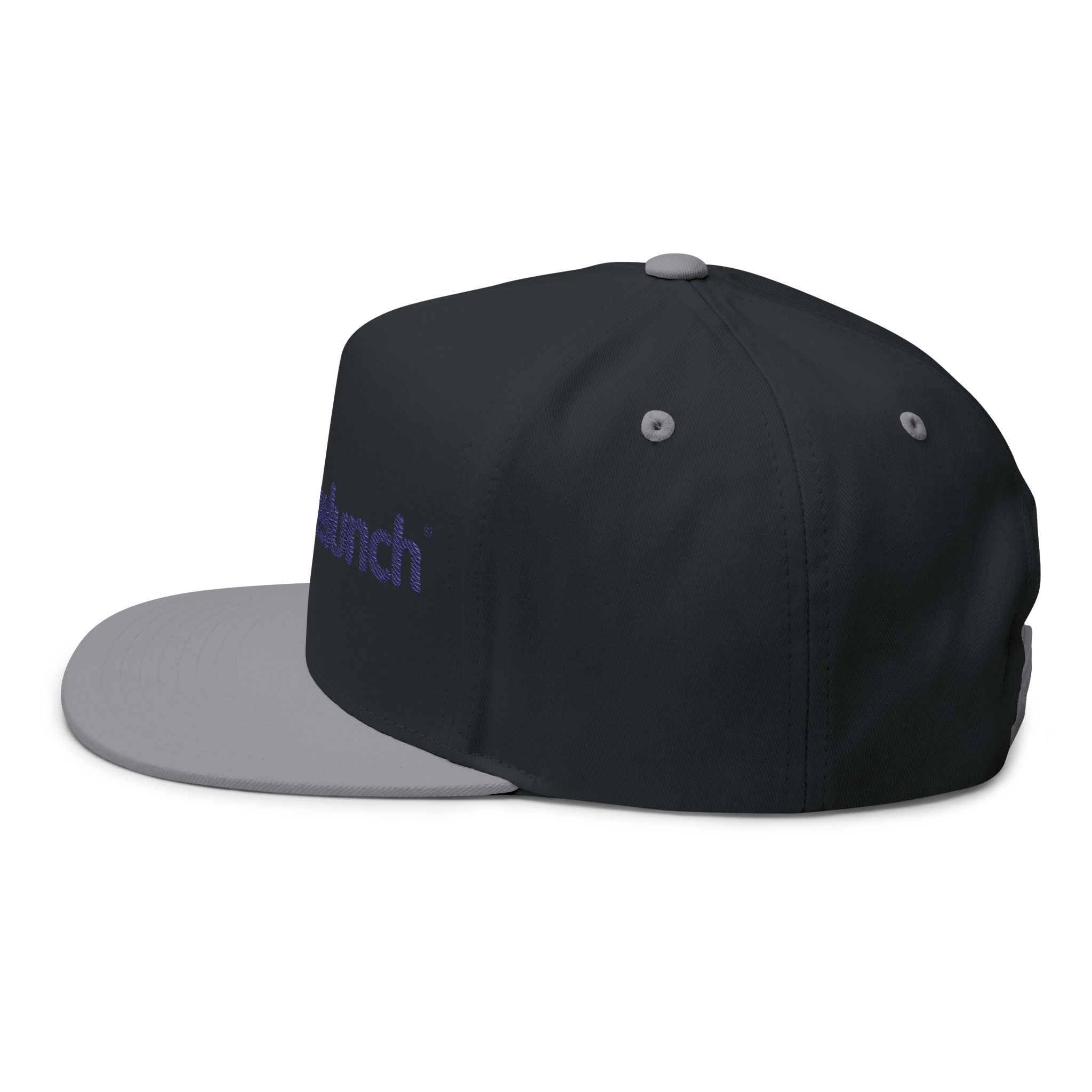 Embroidered Flat Bill Cap — ChoiceLunch Logo Snapback