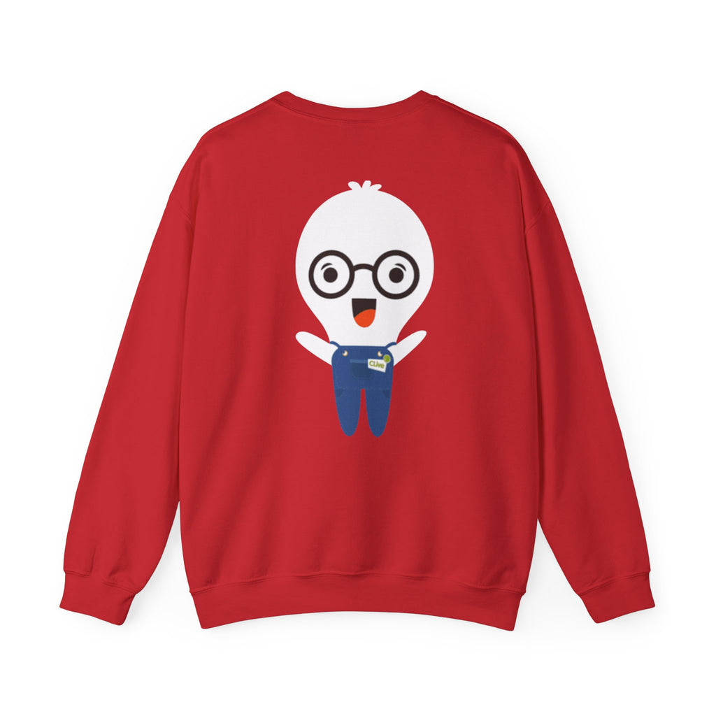 ChoiceLunch Logo Crewneck Sweatshirt | Mascot Character Back Print