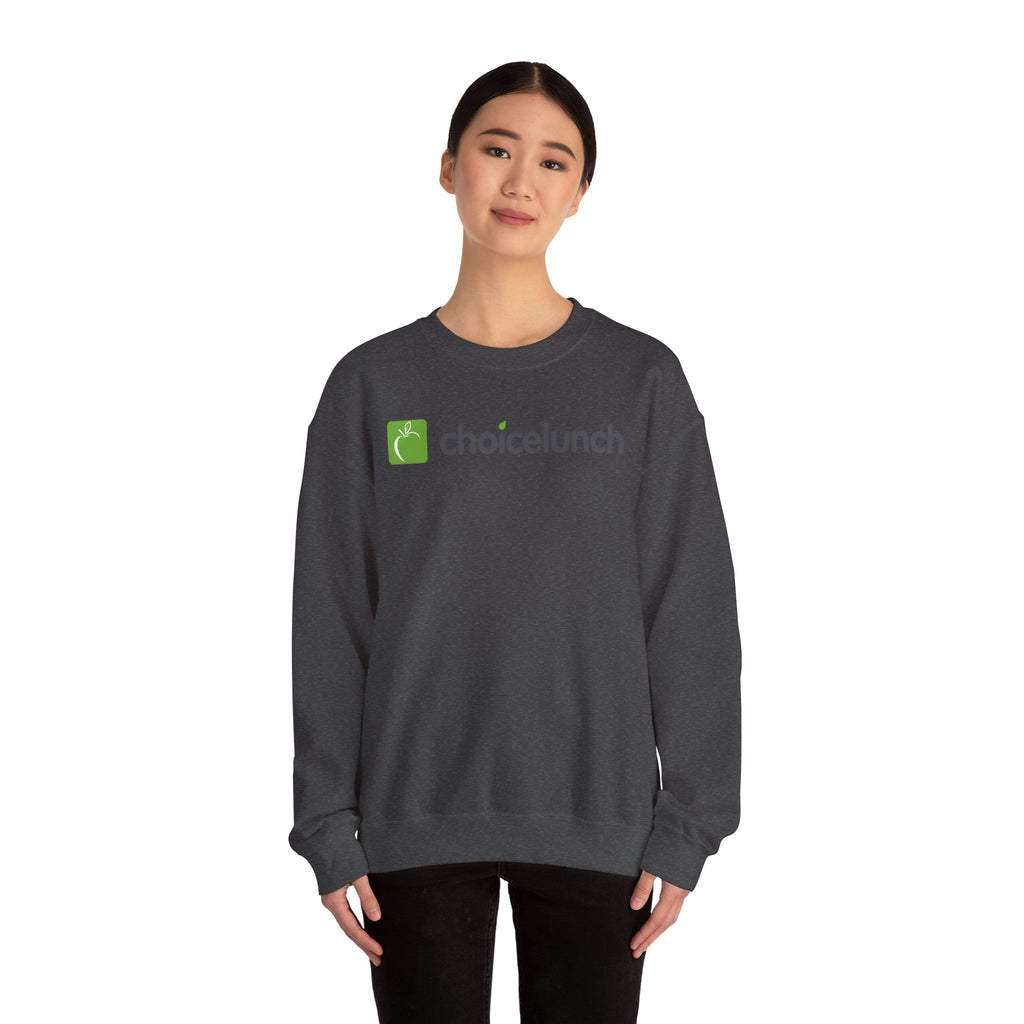 ChoiceLunch Logo Crewneck Sweatshirt | Mascot Character Back Print