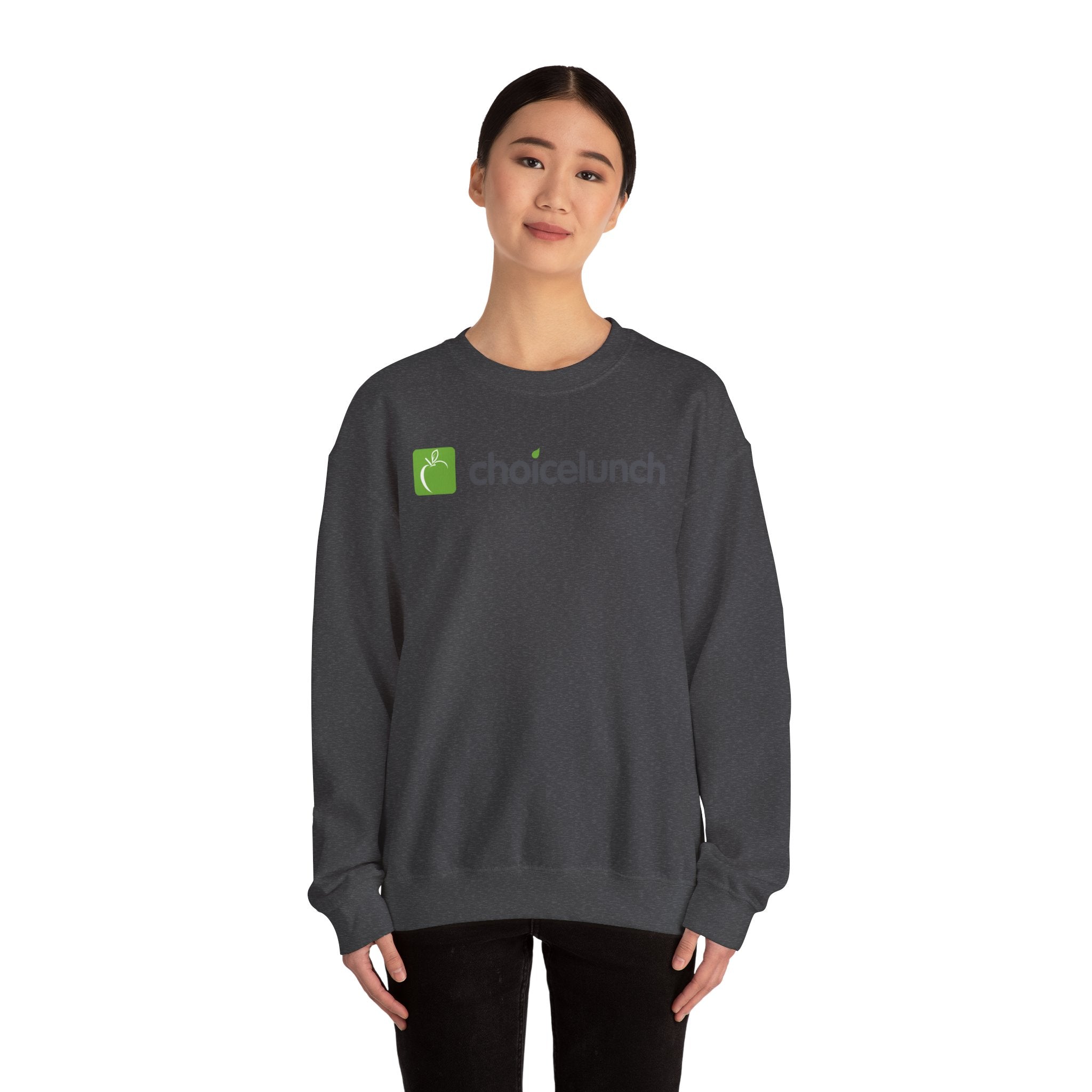 ChoiceLunch Logo Crewneck Sweatshirt | Mascot Character Back Print