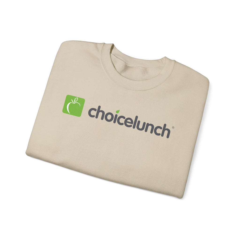 ChoiceLunch Logo Crewneck Sweatshirt | Mascot Character Back Print