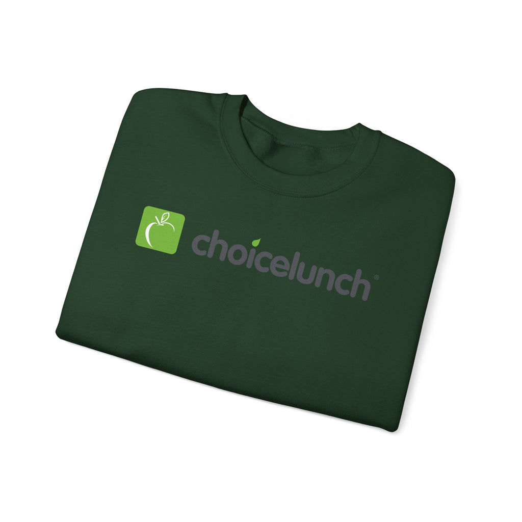 ChoiceLunch Logo Crewneck Sweatshirt | Mascot Character Back Print