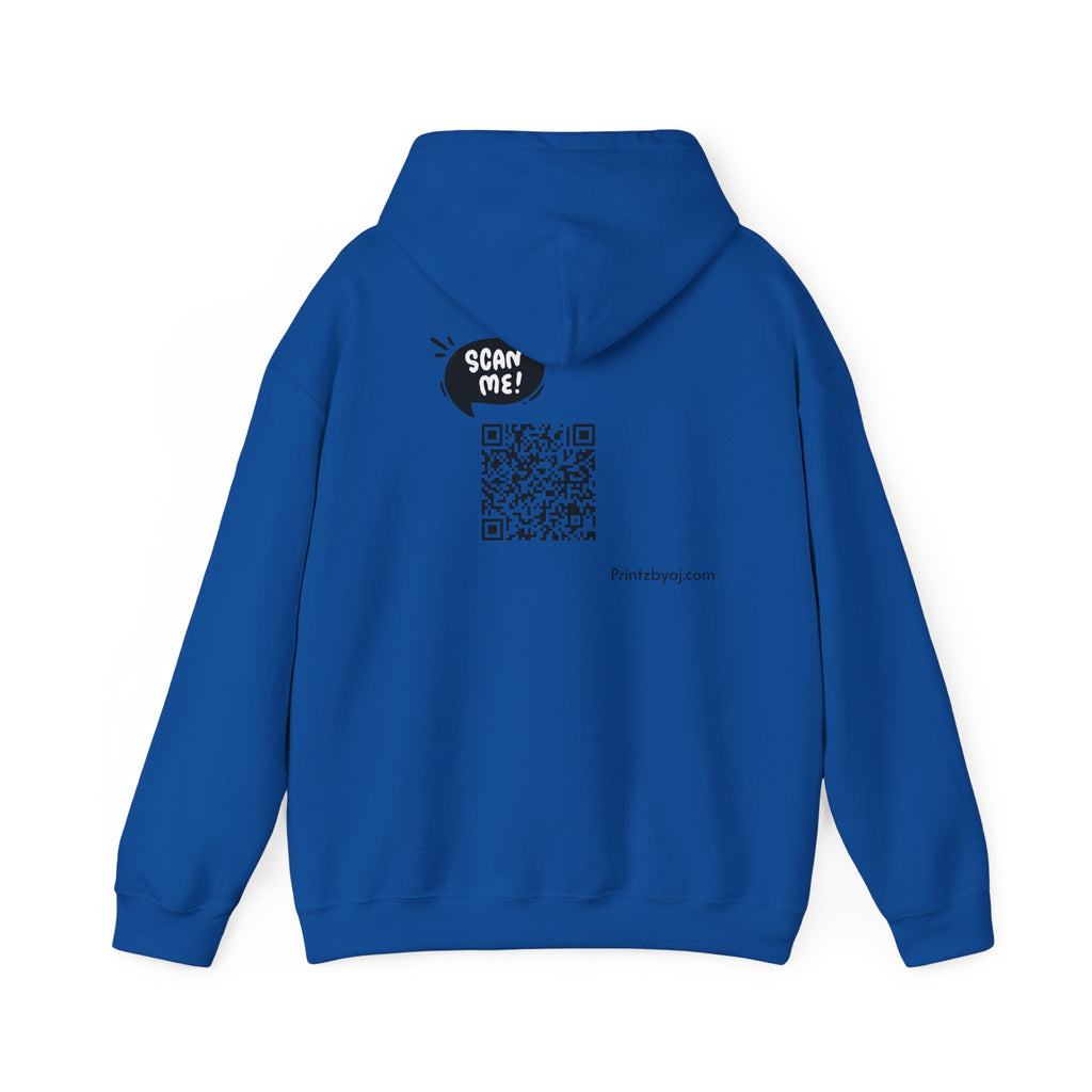 Locked In Mode Hoodie — 'Locked in Mode' Graphic Sweatshirt with QR Code Back