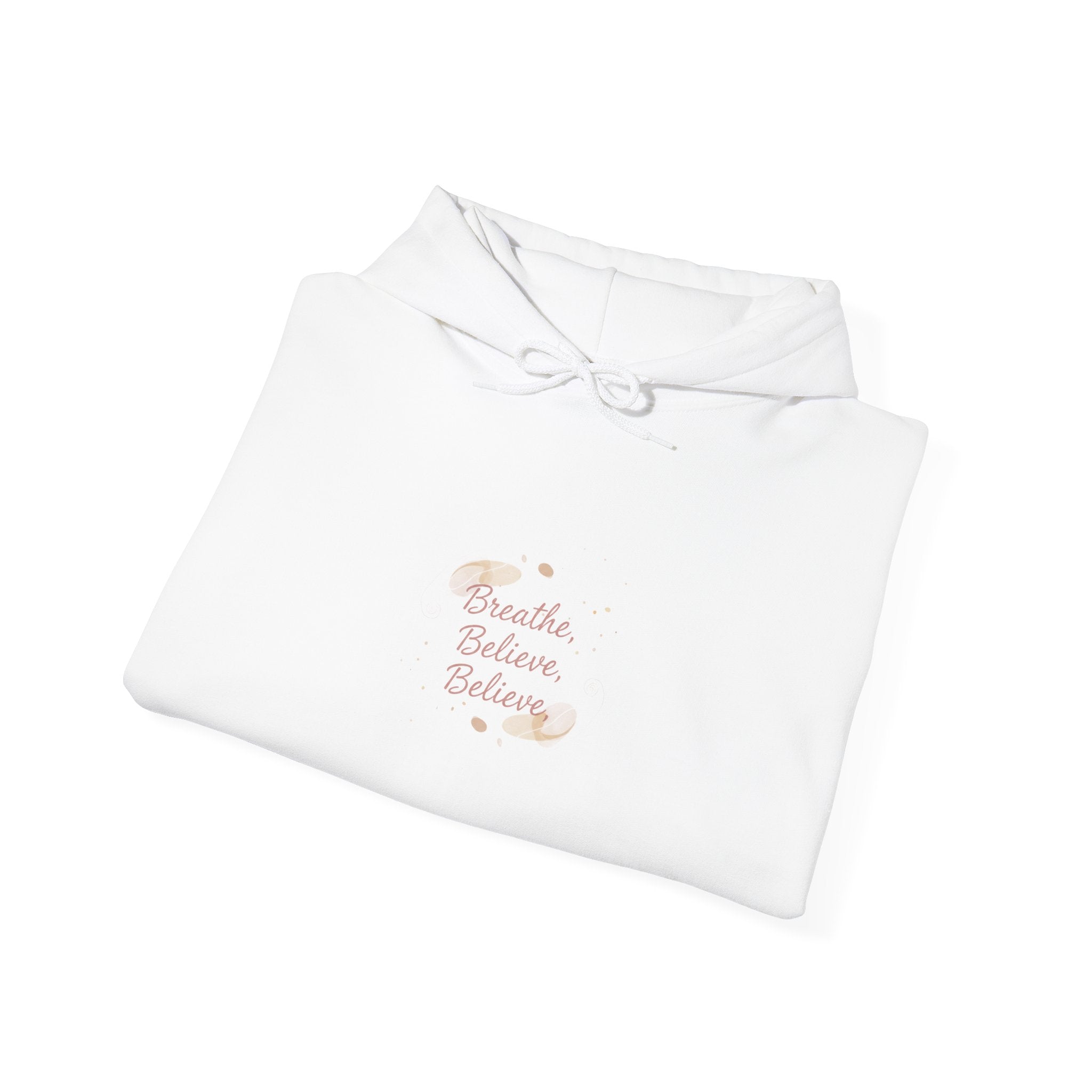 micro optimism hoodie | micro affirmation, encouragement quote art