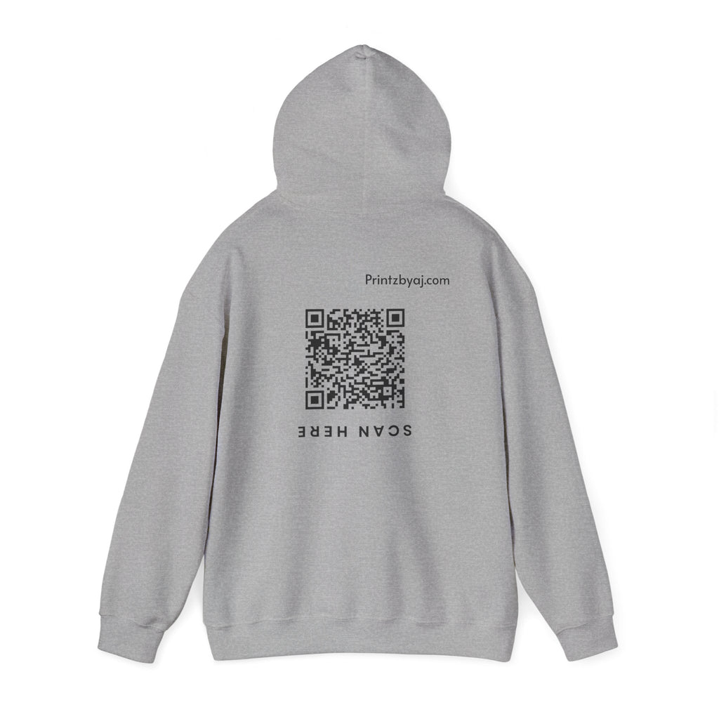 Hoodie — "Snap fingers" with QR Code Back