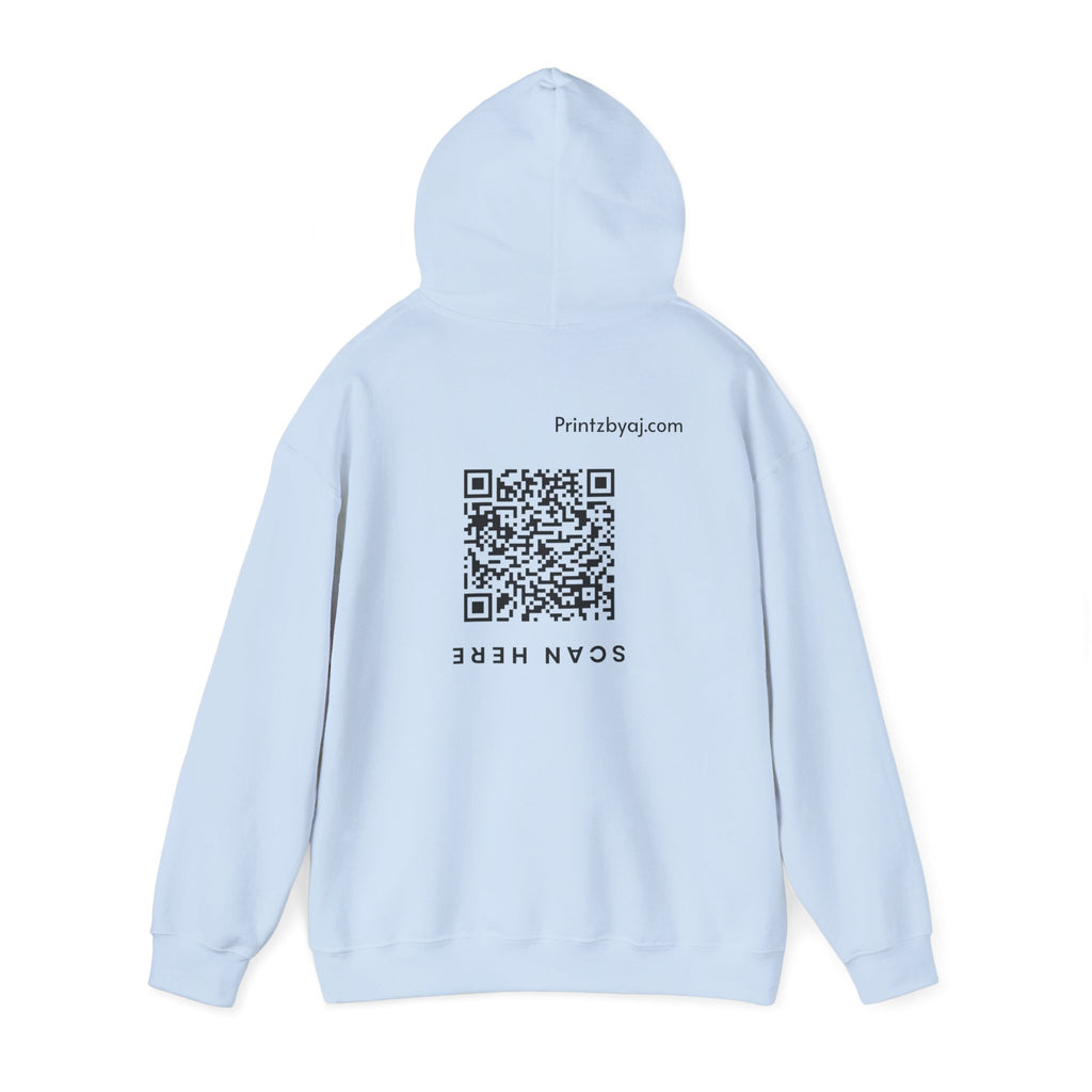 Hoodie — "Snap fingers" with QR Code Back