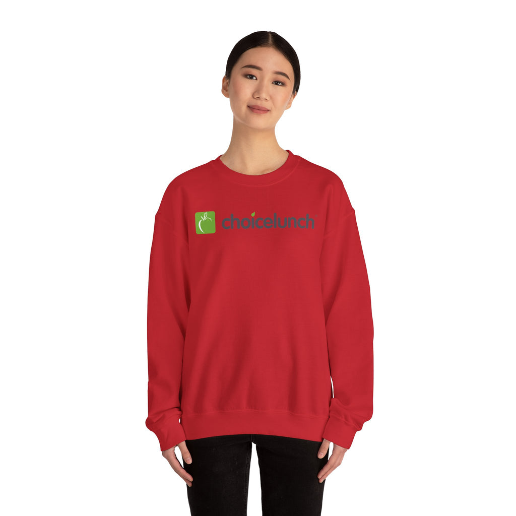 ChoiceLunch Logo Crewneck Sweatshirt | Mascot Character Back Print