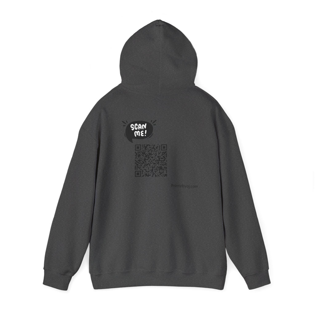 Locked In Mode Hoodie — 'Locked in Mode' Graphic Sweatshirt with QR Code Back