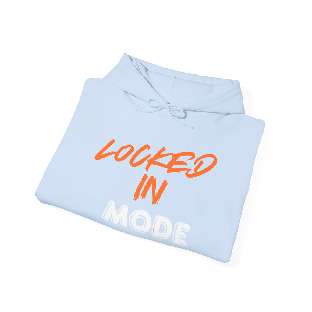 Locked In Mode Hoodie — 'Locked in Mode' Graphic Sweatshirt with QR Code Back