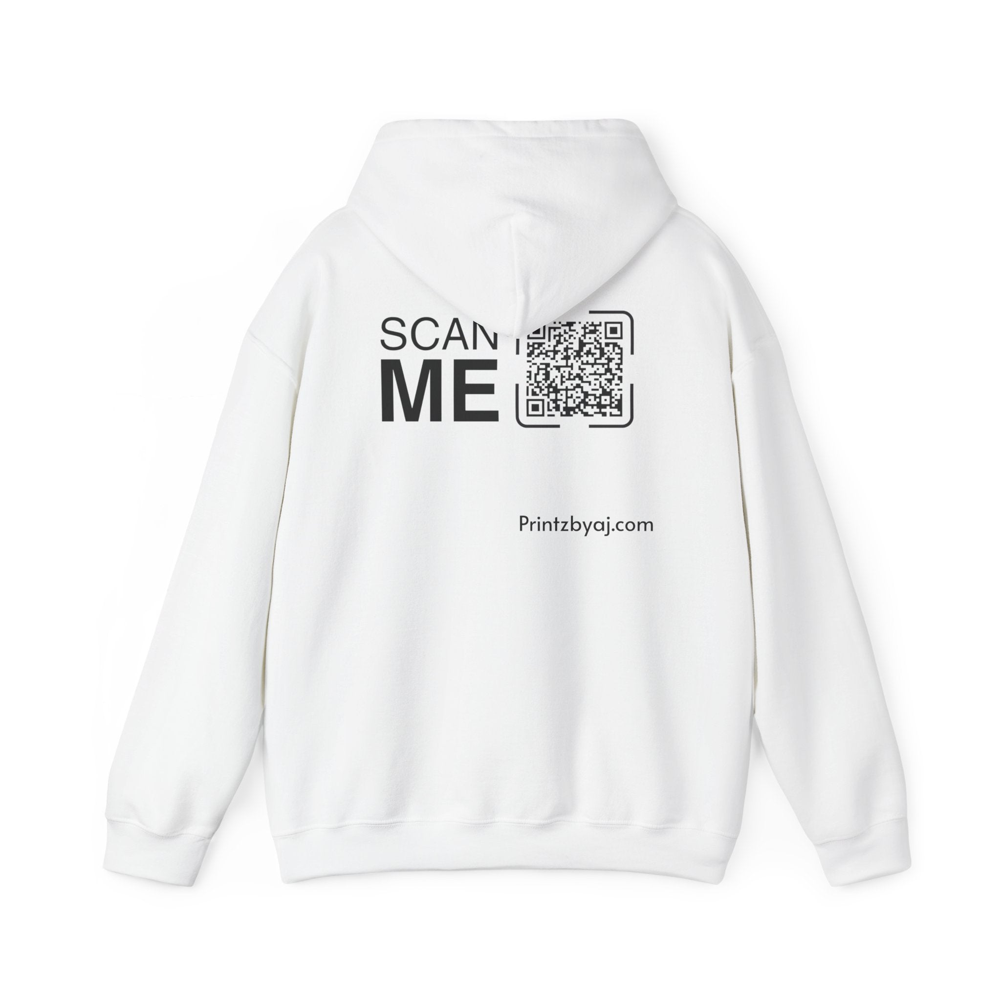 Bad "Bunny" Mode Hoodie — Cute Bunny 'Bad Mode!' Front + 'Scan Me' QR Back