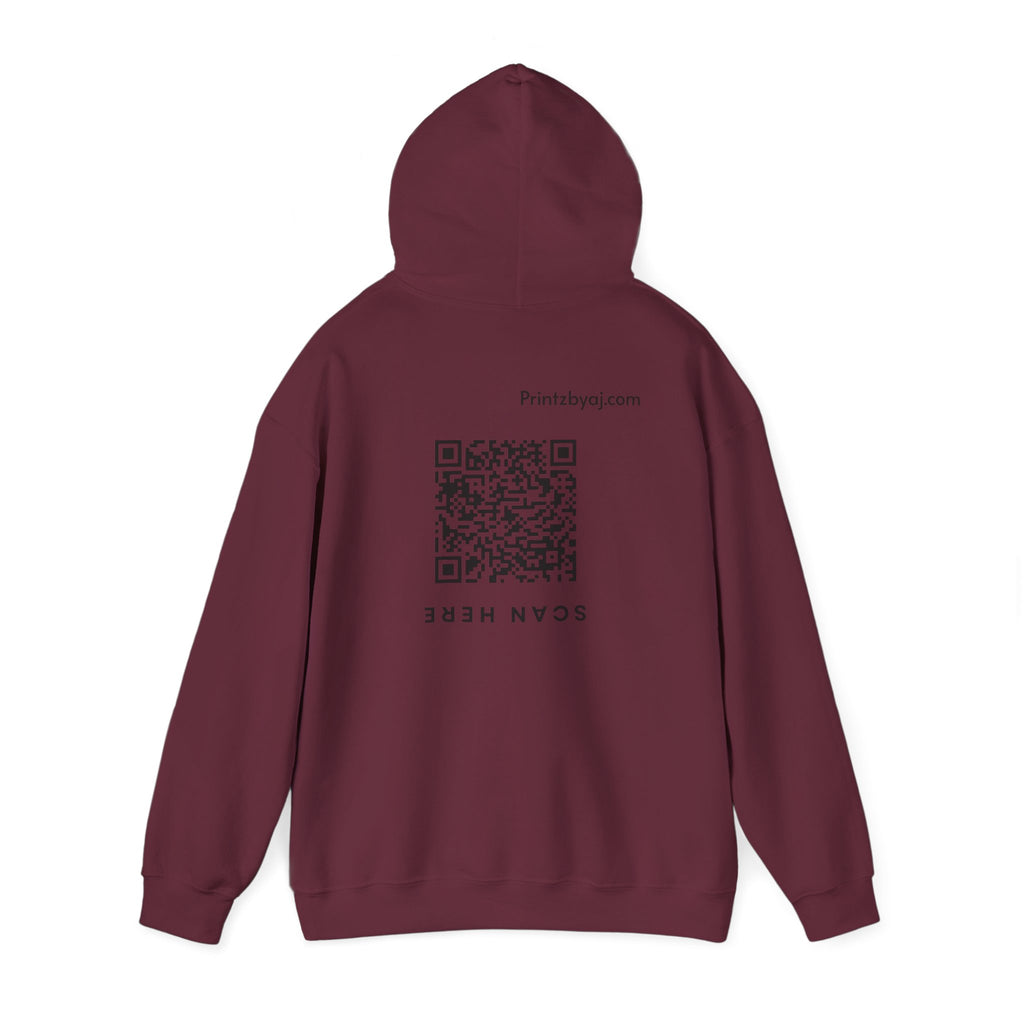 Hoodie — "Snap fingers" with QR Code Back