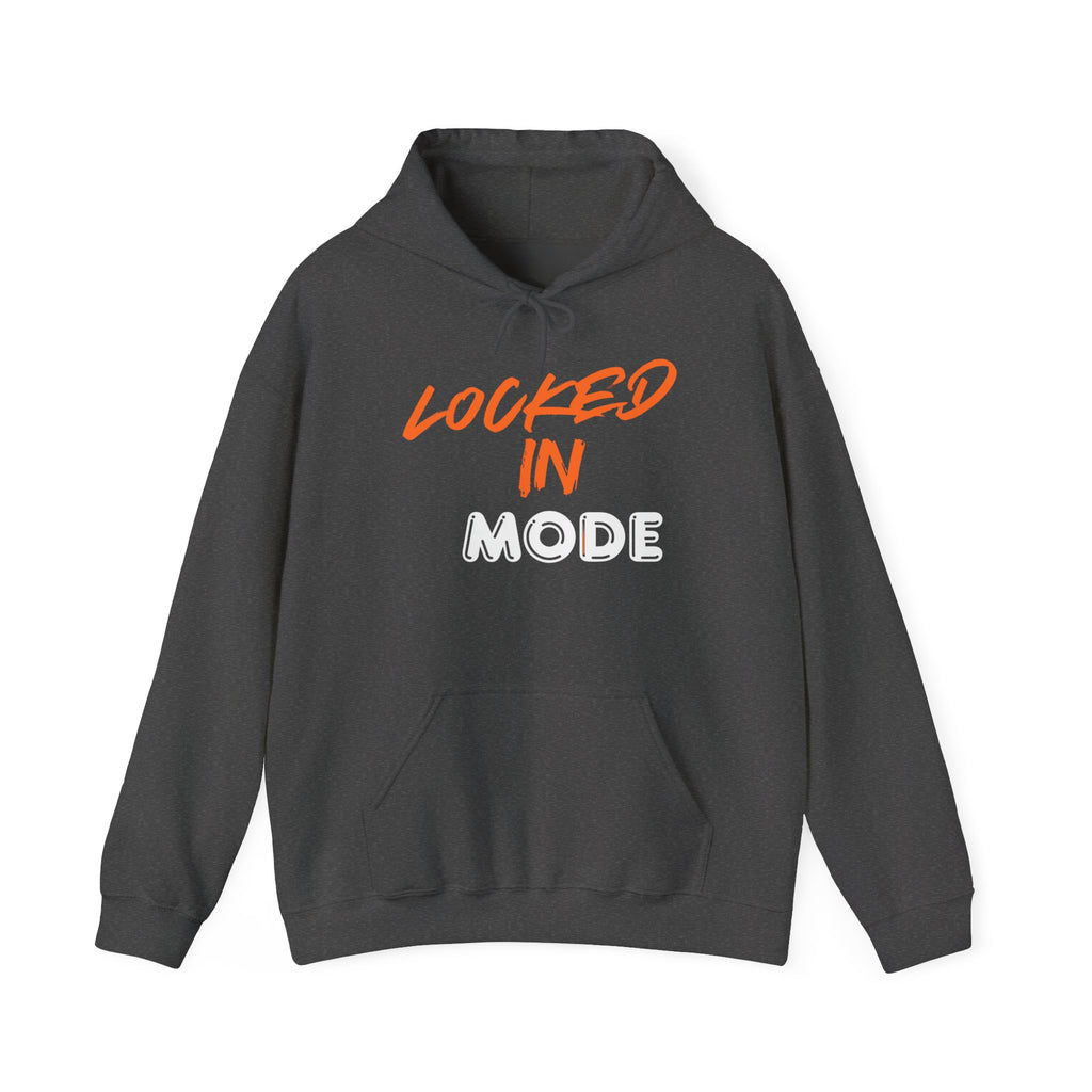 Locked In Mode Hoodie — 'Locked in Mode' Graphic Sweatshirt with QR Code Back