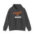 Locked In Mode Hoodie — 'Locked in Mode' Graphic Sweatshirt with QR Code Back