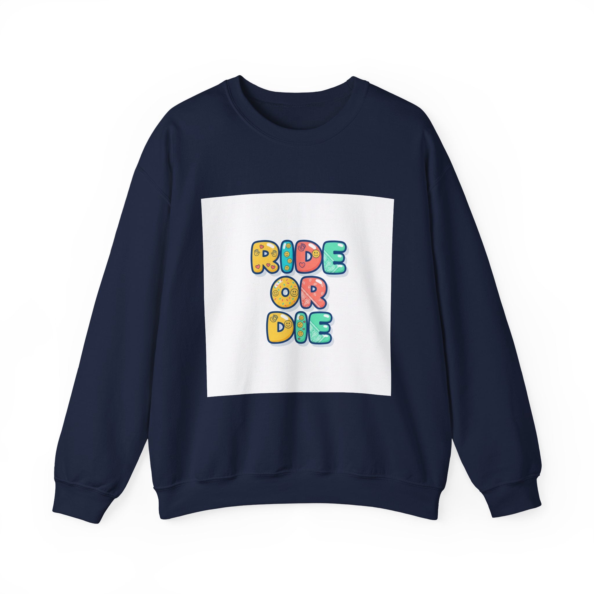 Ride or Die Sweatshirt | Galentine's Friendship Crewneck, Bestie Matching Pullover