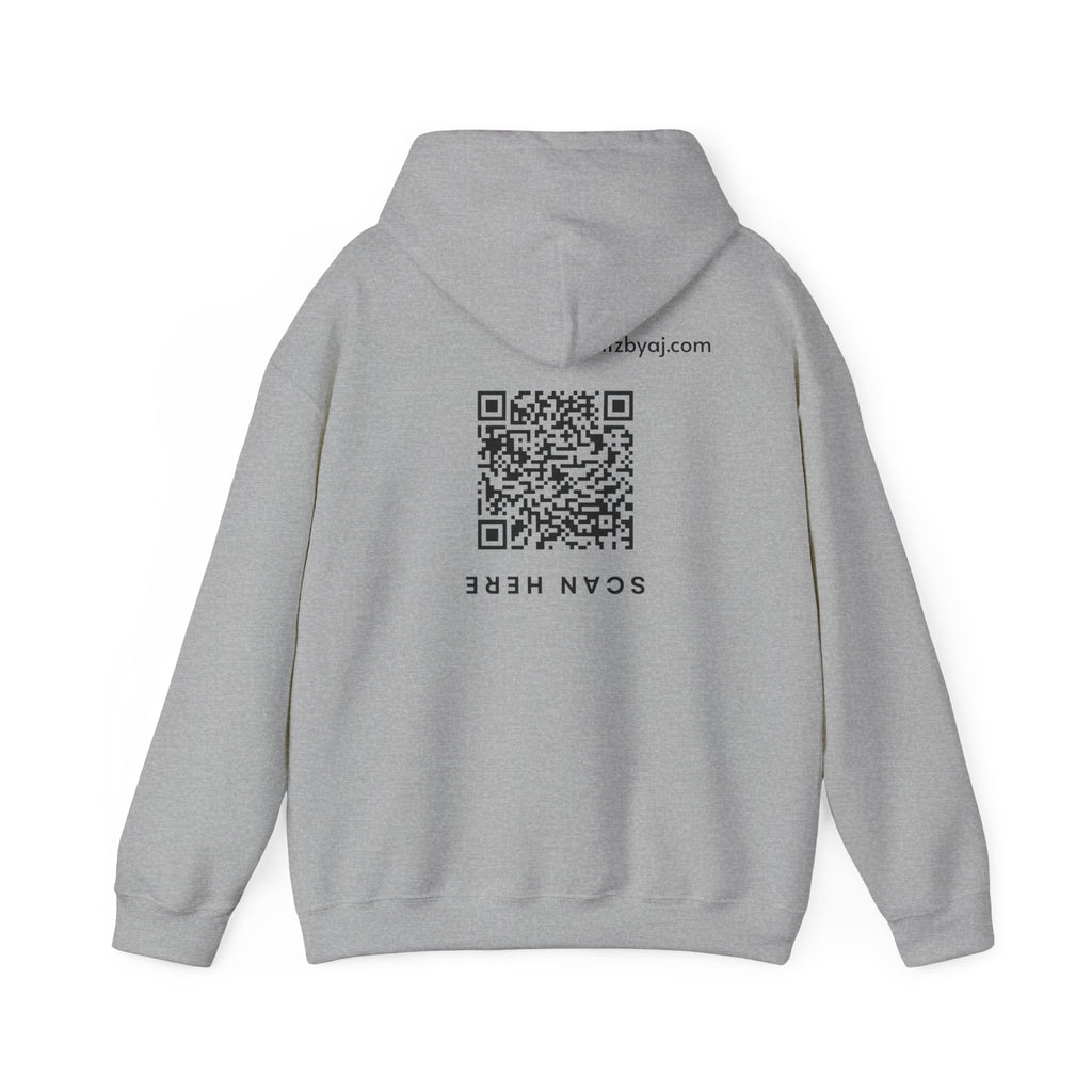Hoodie — "Snap fingers" with QR Code Back