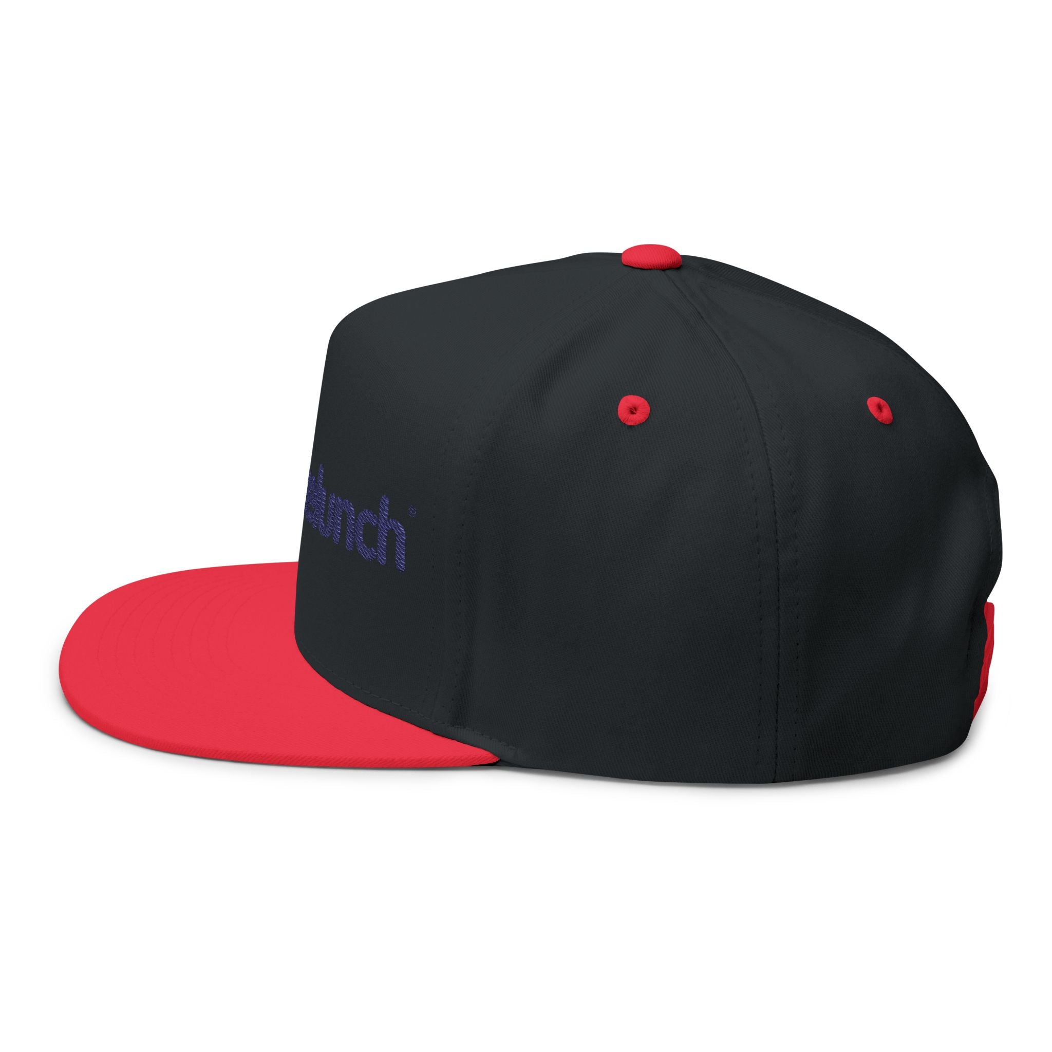 Embroidered Flat Bill Cap — ChoiceLunch Logo Snapback