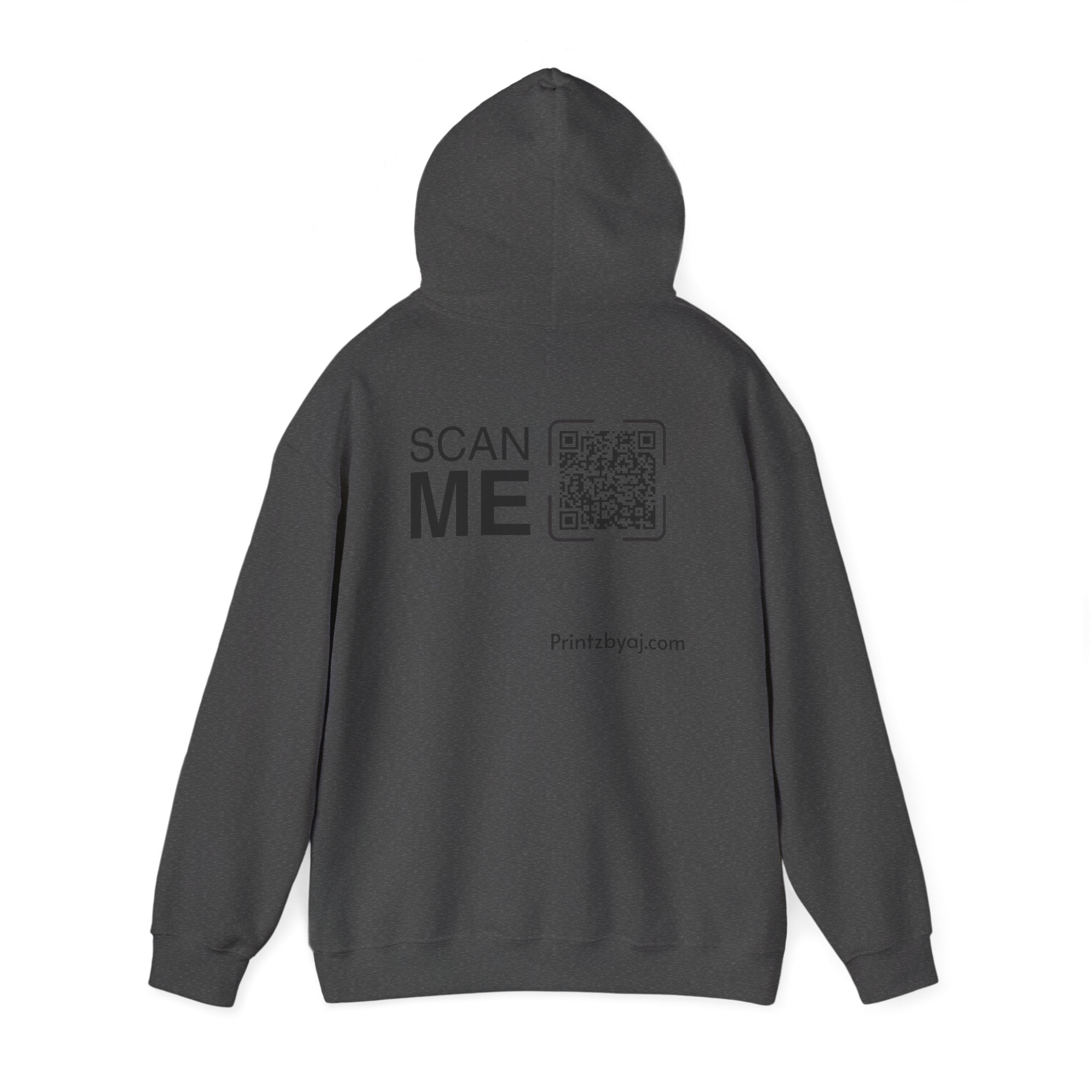 Bad "Bunny" Mode Hoodie — Cute Bunny 'Bad Mode!' Front + 'Scan Me' QR Back