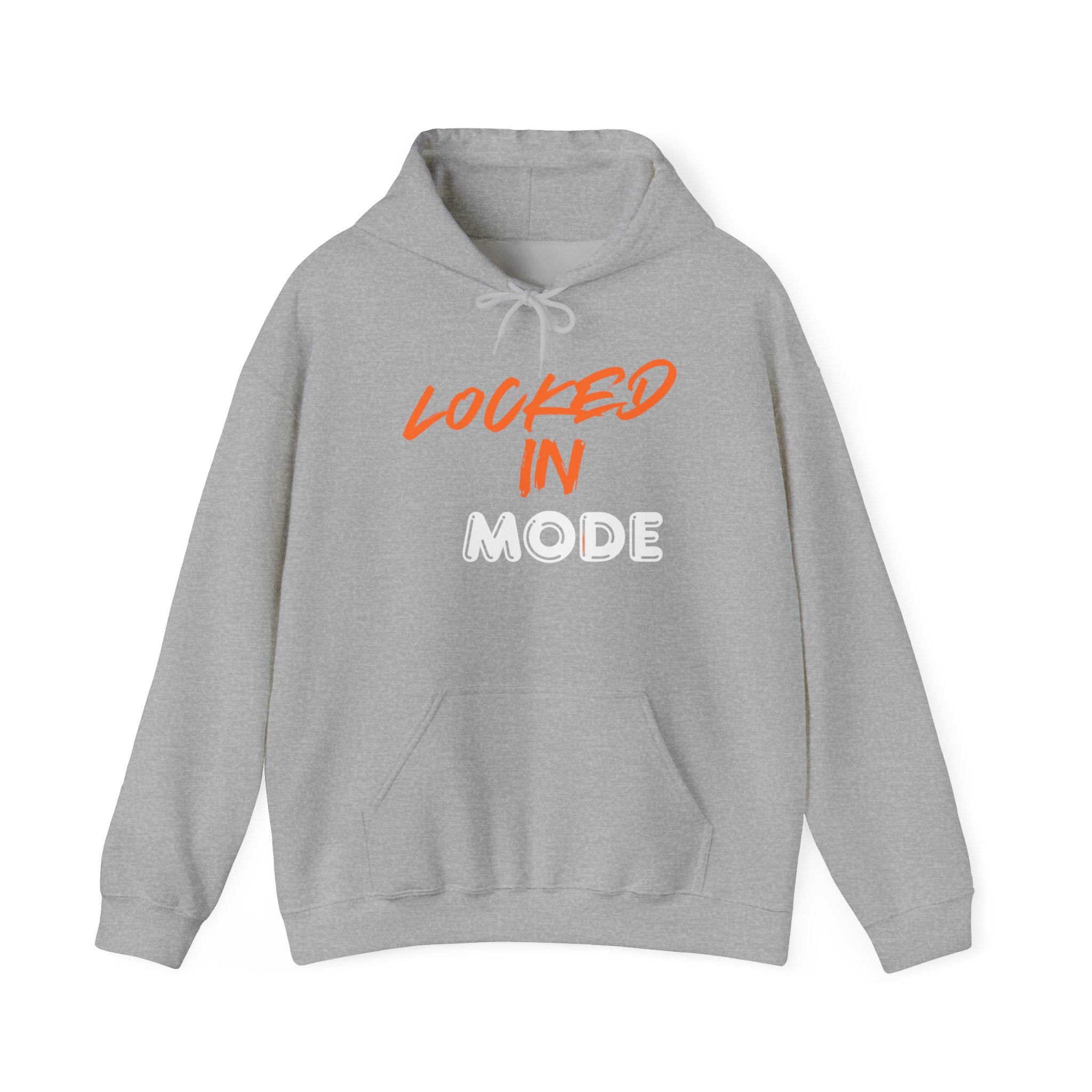Locked In Mode Hoodie — 'Locked in Mode' Graphic Sweatshirt with QR Code Back