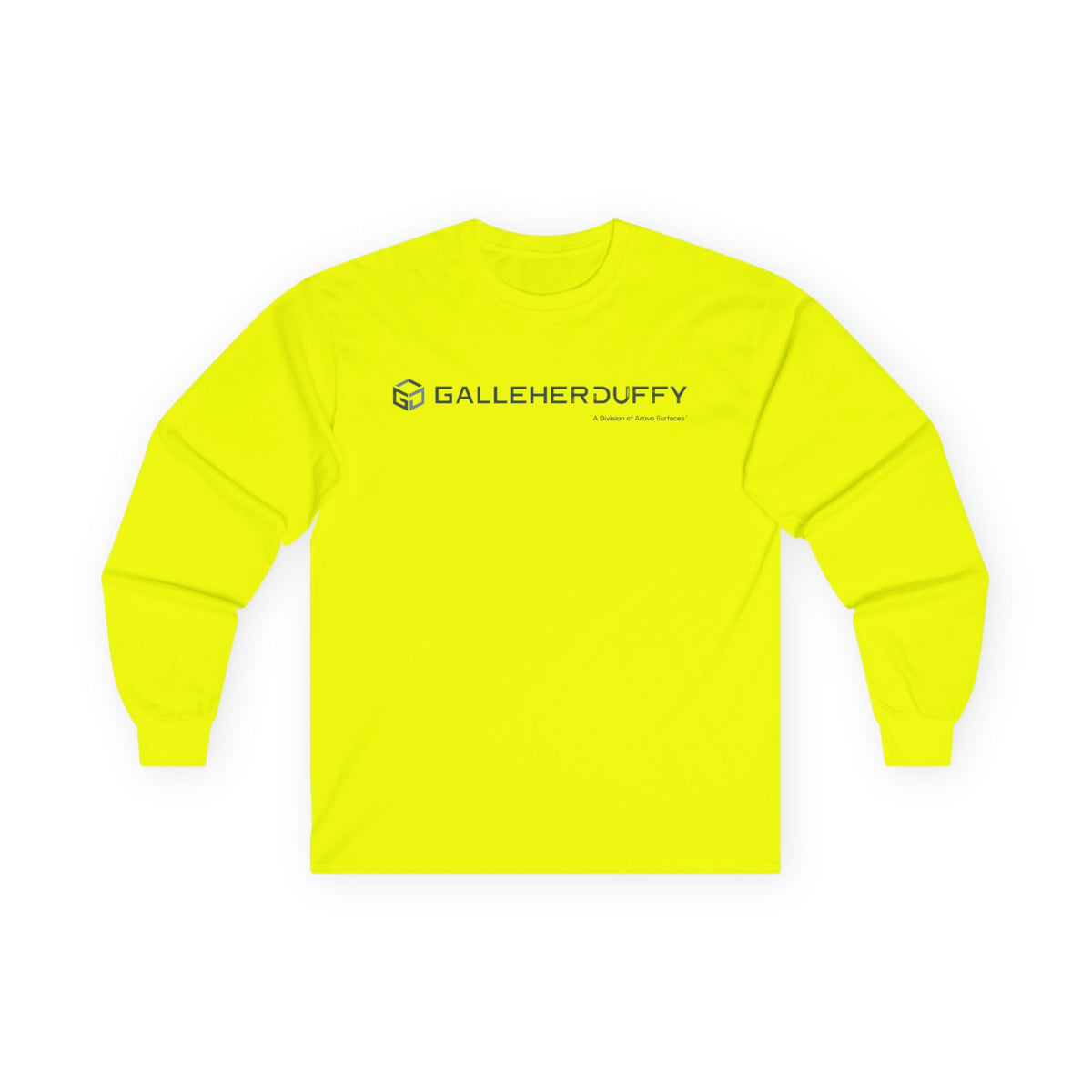 High-Vis Company Logo Long Sleeve Tee — Safety Shirt