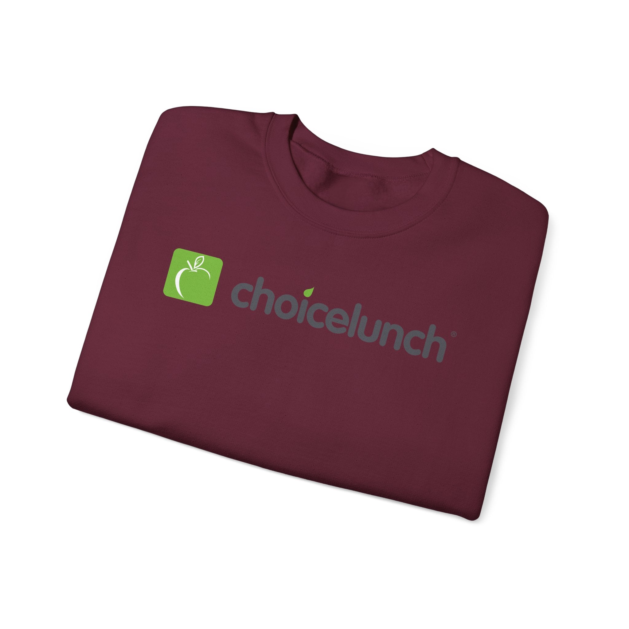 ChoiceLunch Logo Crewneck Sweatshirt | Mascot Character Back Print