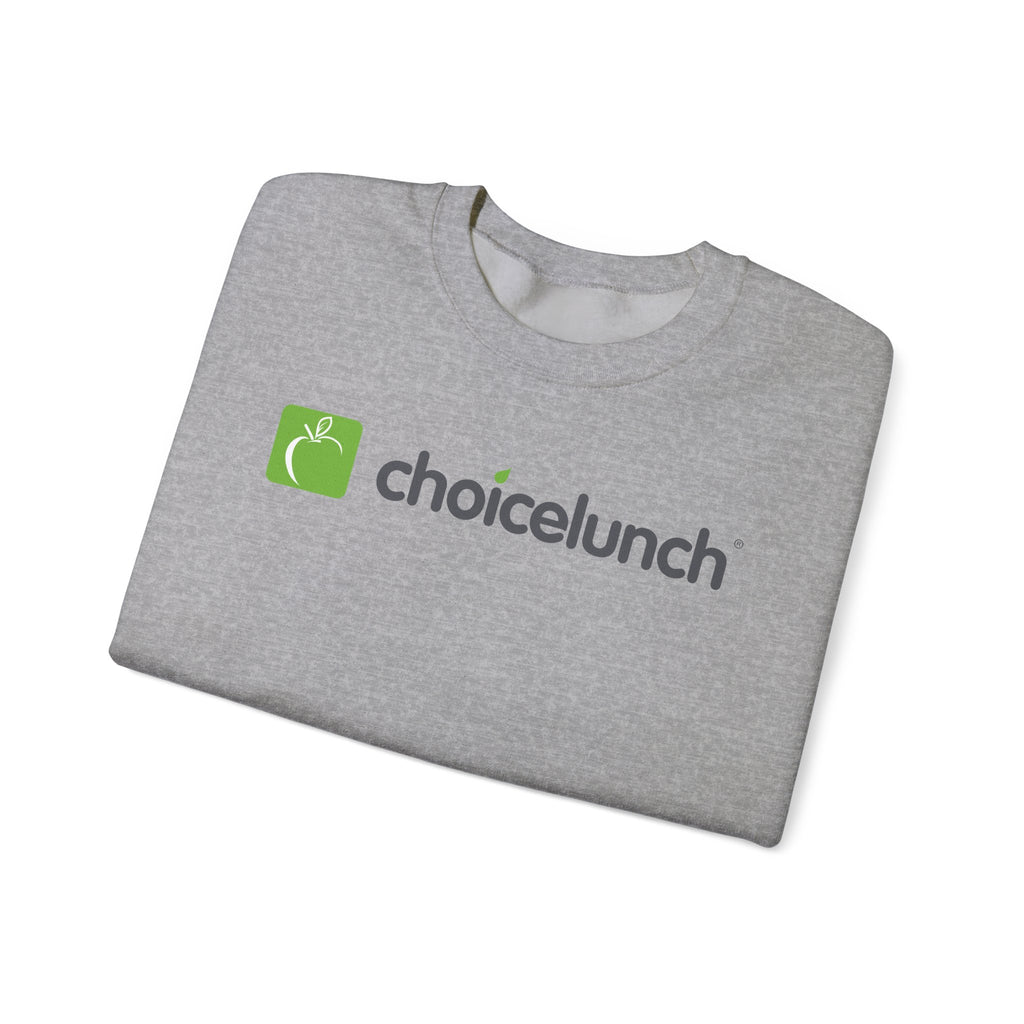 ChoiceLunch Logo Crewneck Sweatshirt | Mascot Character Back Print