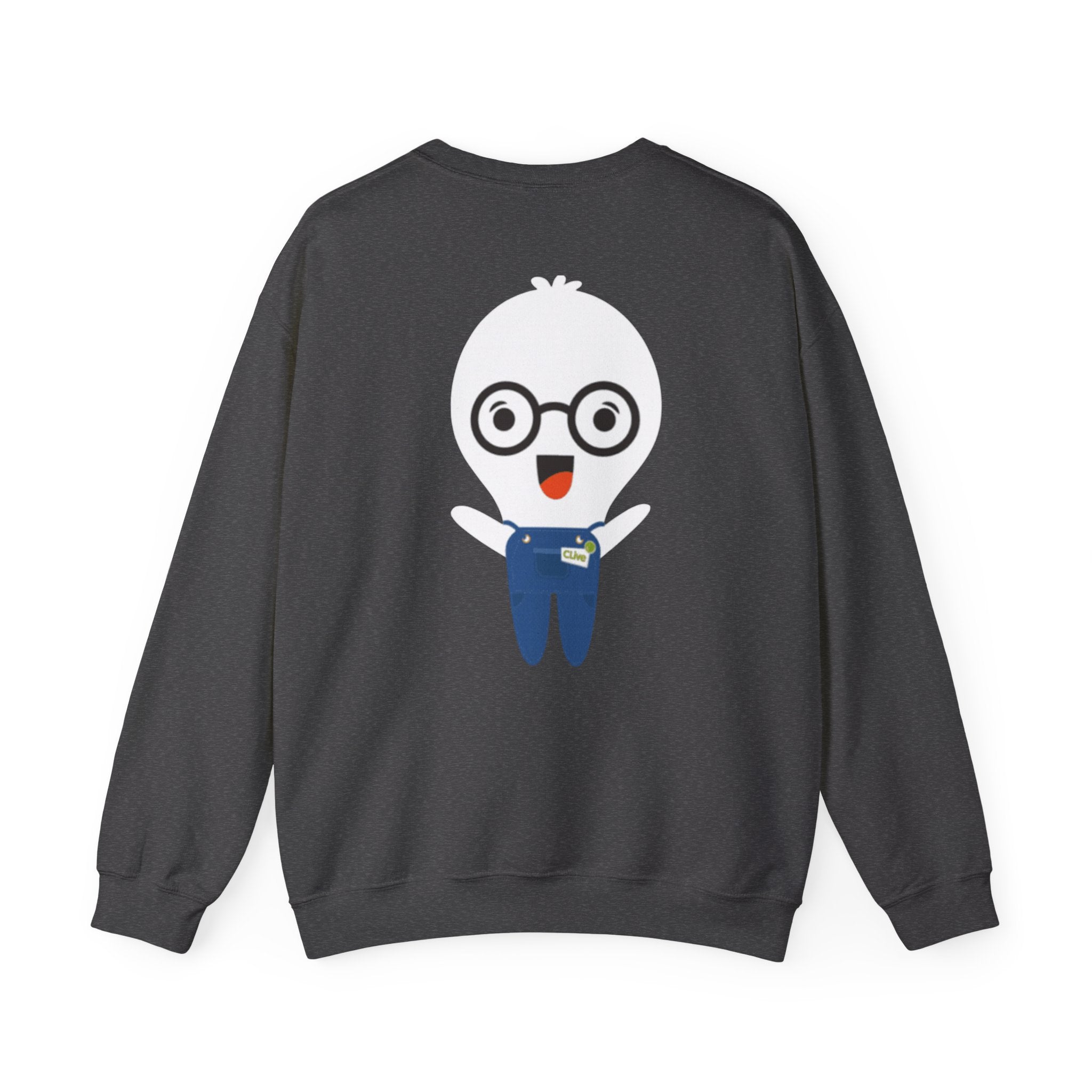 ChoiceLunch Logo Crewneck Sweatshirt | Mascot Character Back Print