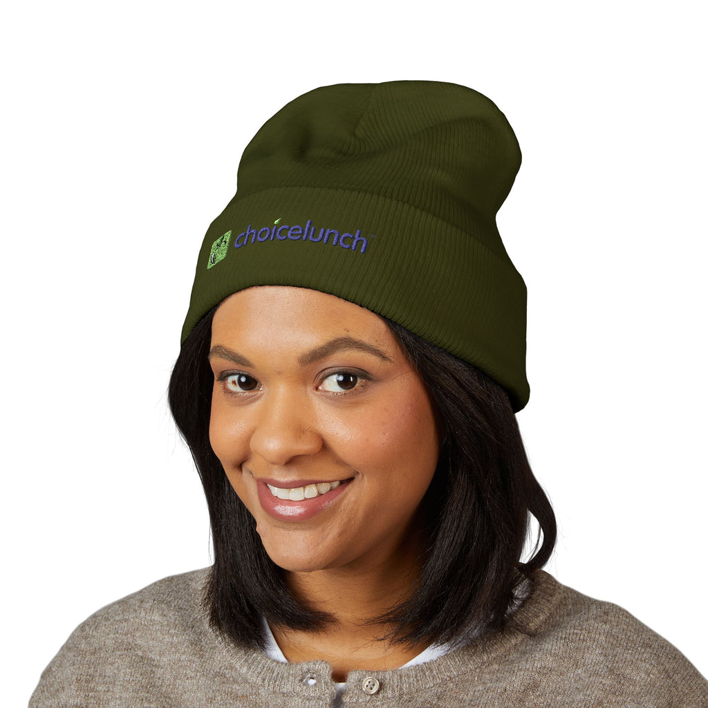 ChoiceLunch Embroidered Cuffed Beanie — Logo Winter Hat