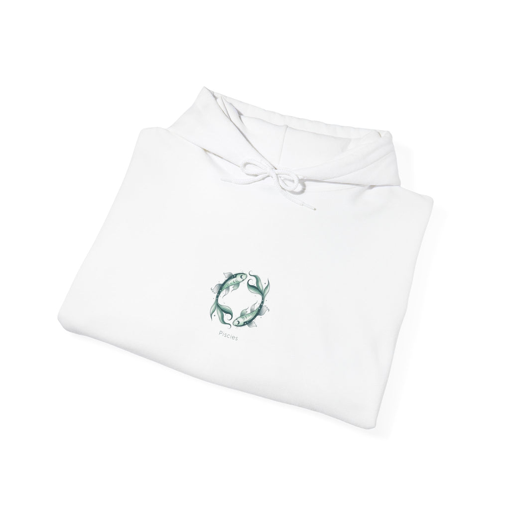 Pisces Two Fish Circle Hoodie | astrology Pisces symbol, duality art