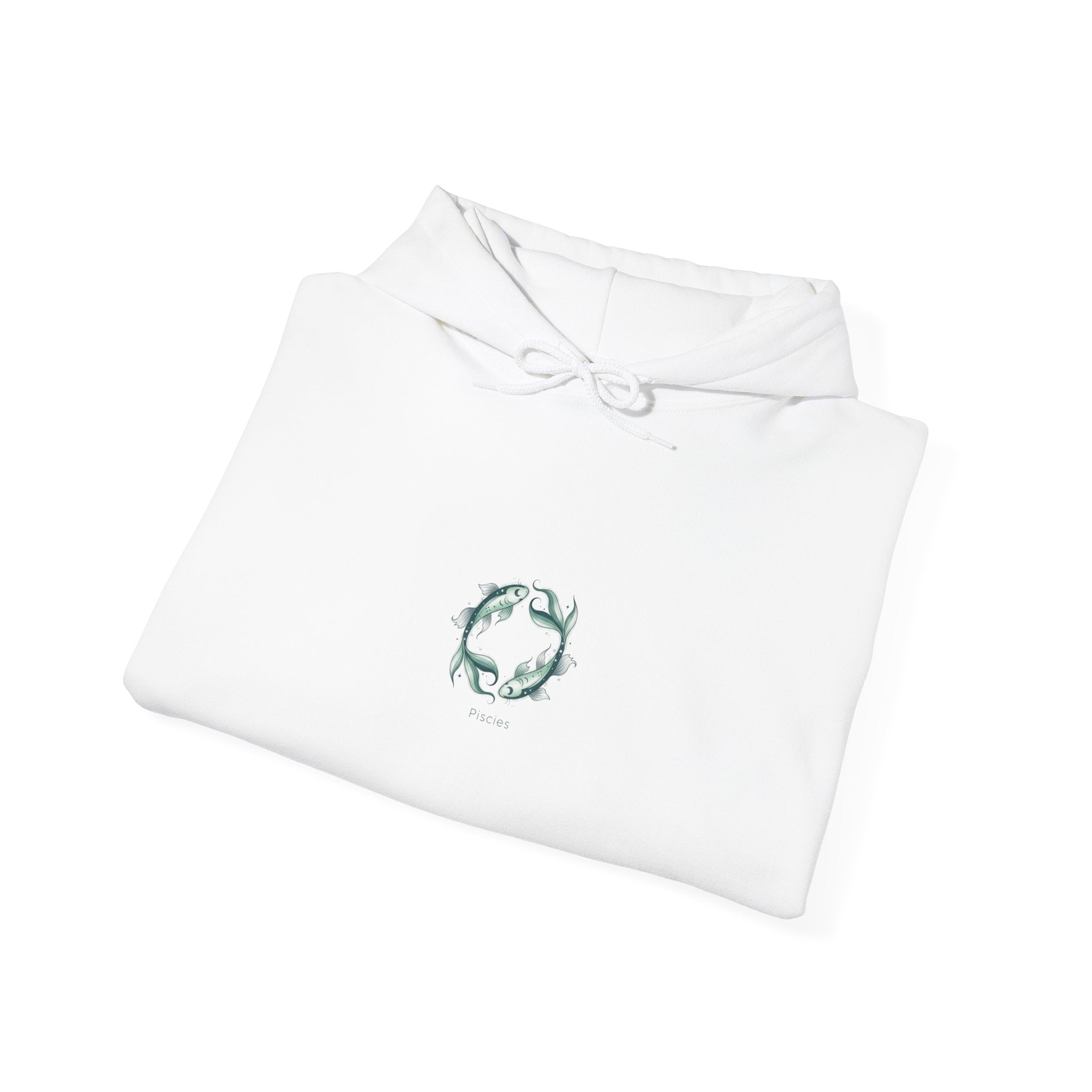 Pisces Two Fish Circle Hoodie | astrology Pisces symbol, duality art