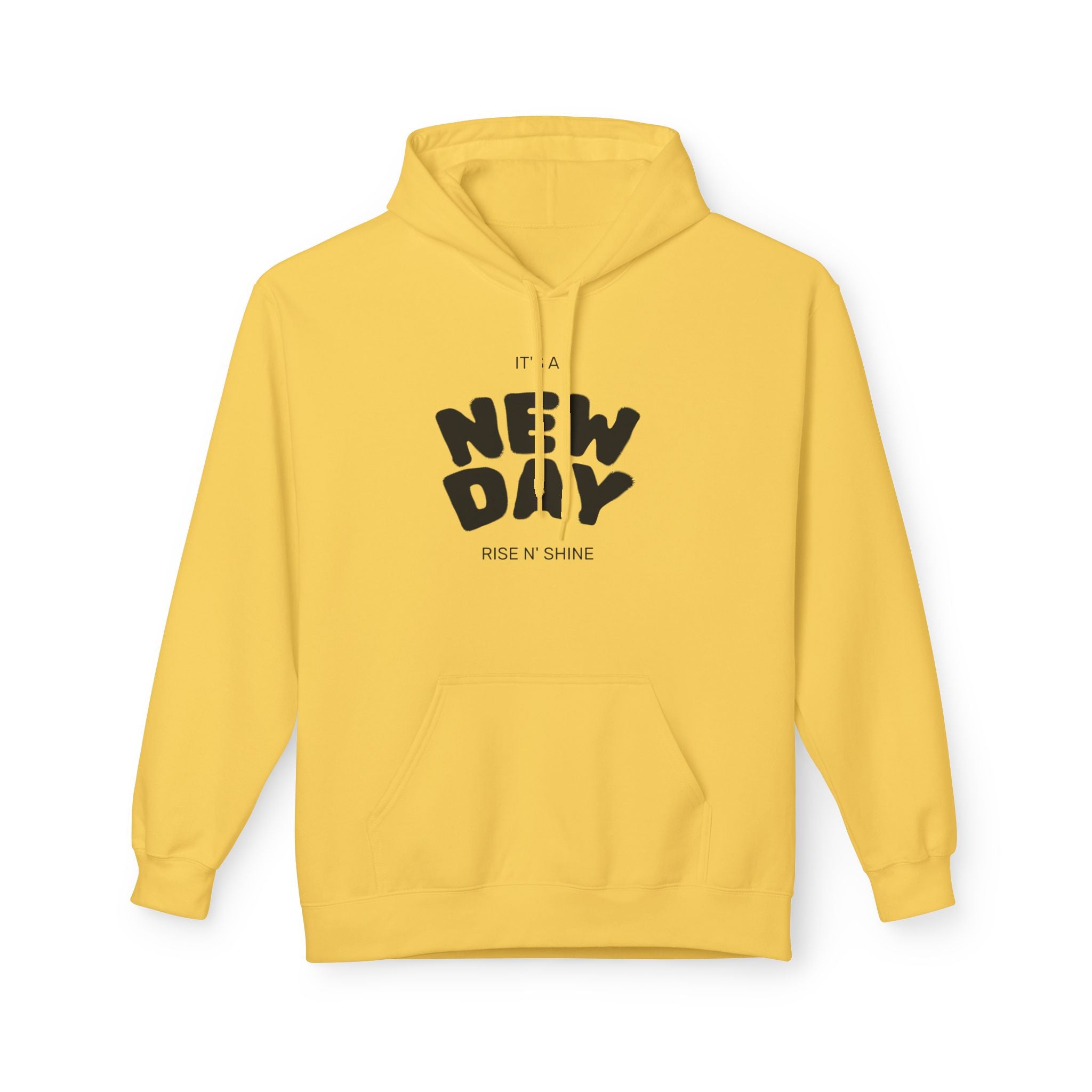 New Day Graphic Hoodie — "It's a New Day" Motivational Pullover