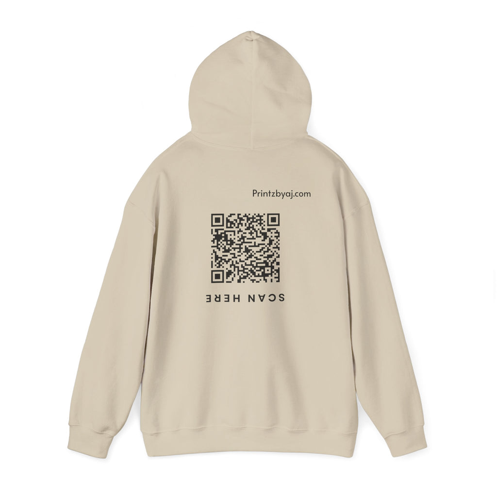 Hoodie — "Snap fingers" with QR Code Back