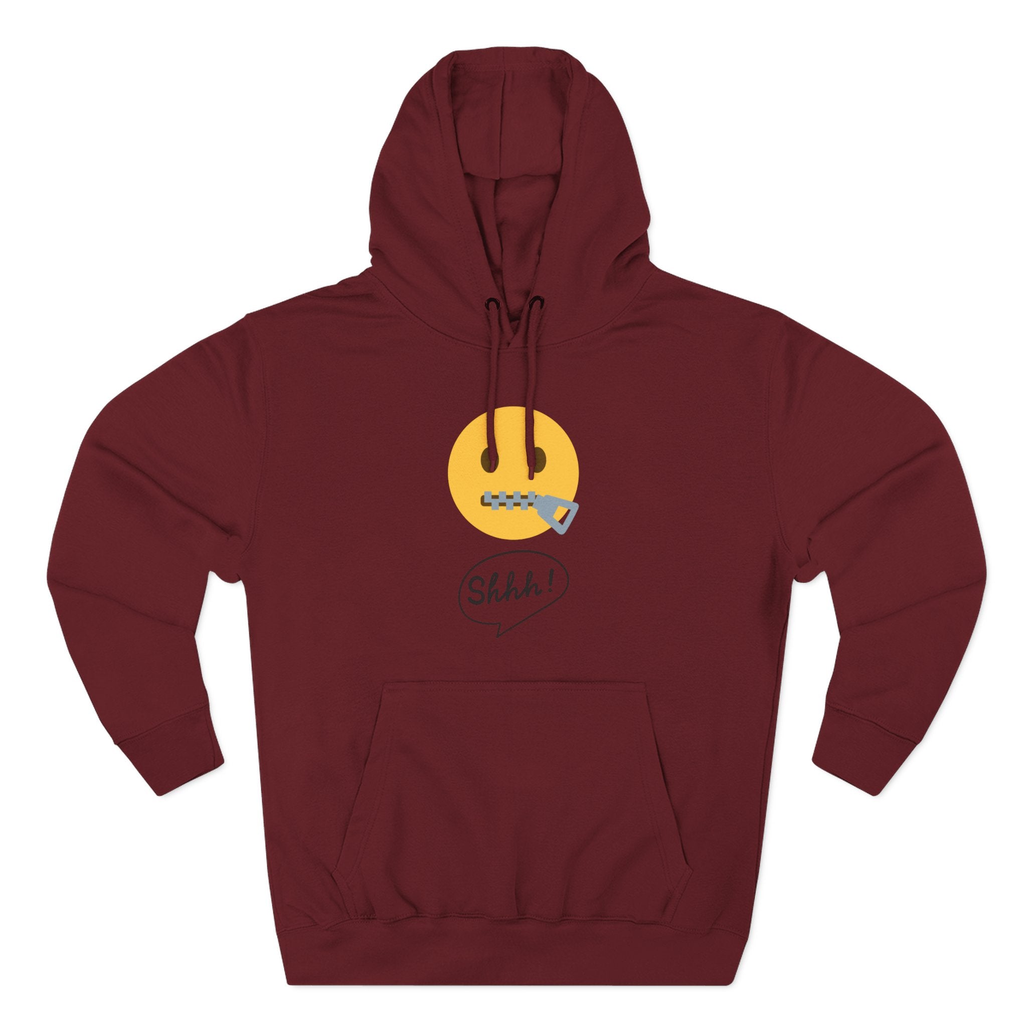 Hoodie — "Excuse Me?" QR Code Graphic Fleece Hoodie