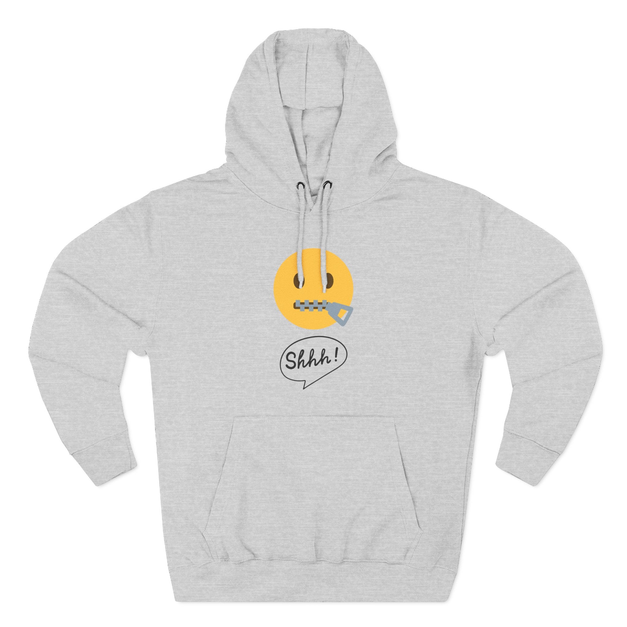 Hoodie — "Excuse Me?" QR Code Graphic Fleece Hoodie