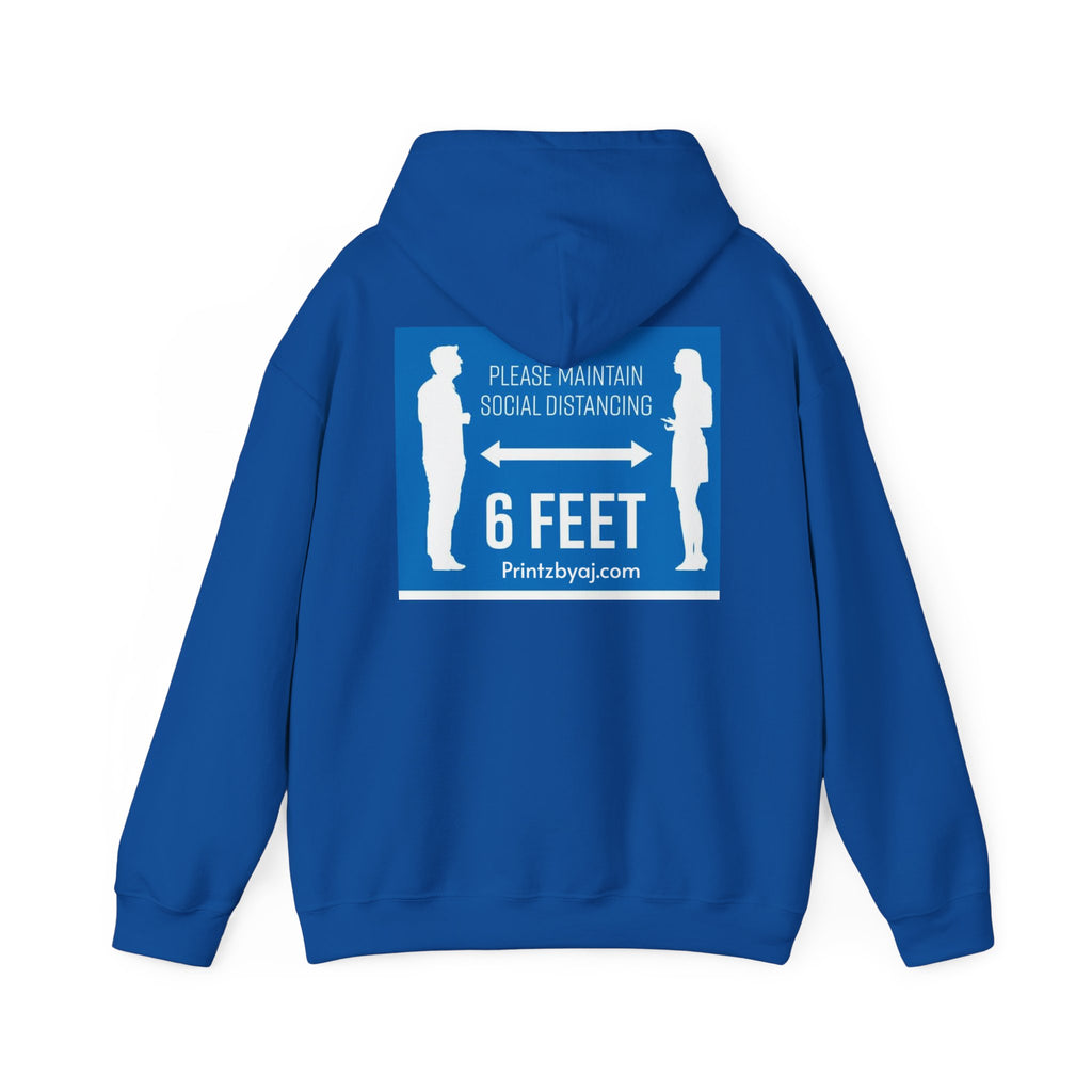 Anti Social Social Club Hoodie — "Please Maintain Social Distancing 6 Feet" Graphic Hooded Sweatshirt