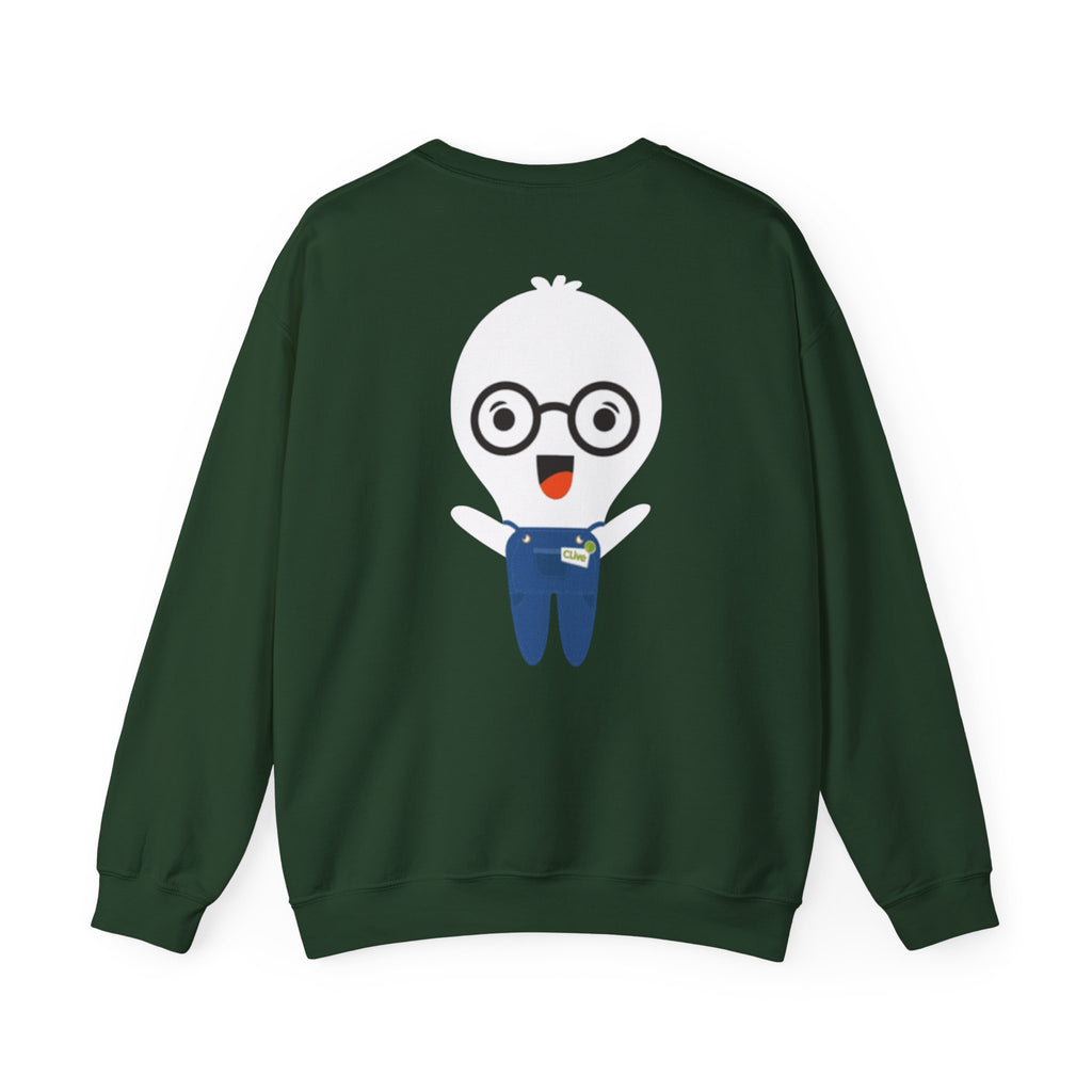 ChoiceLunch Logo Crewneck Sweatshirt | Mascot Character Back Print