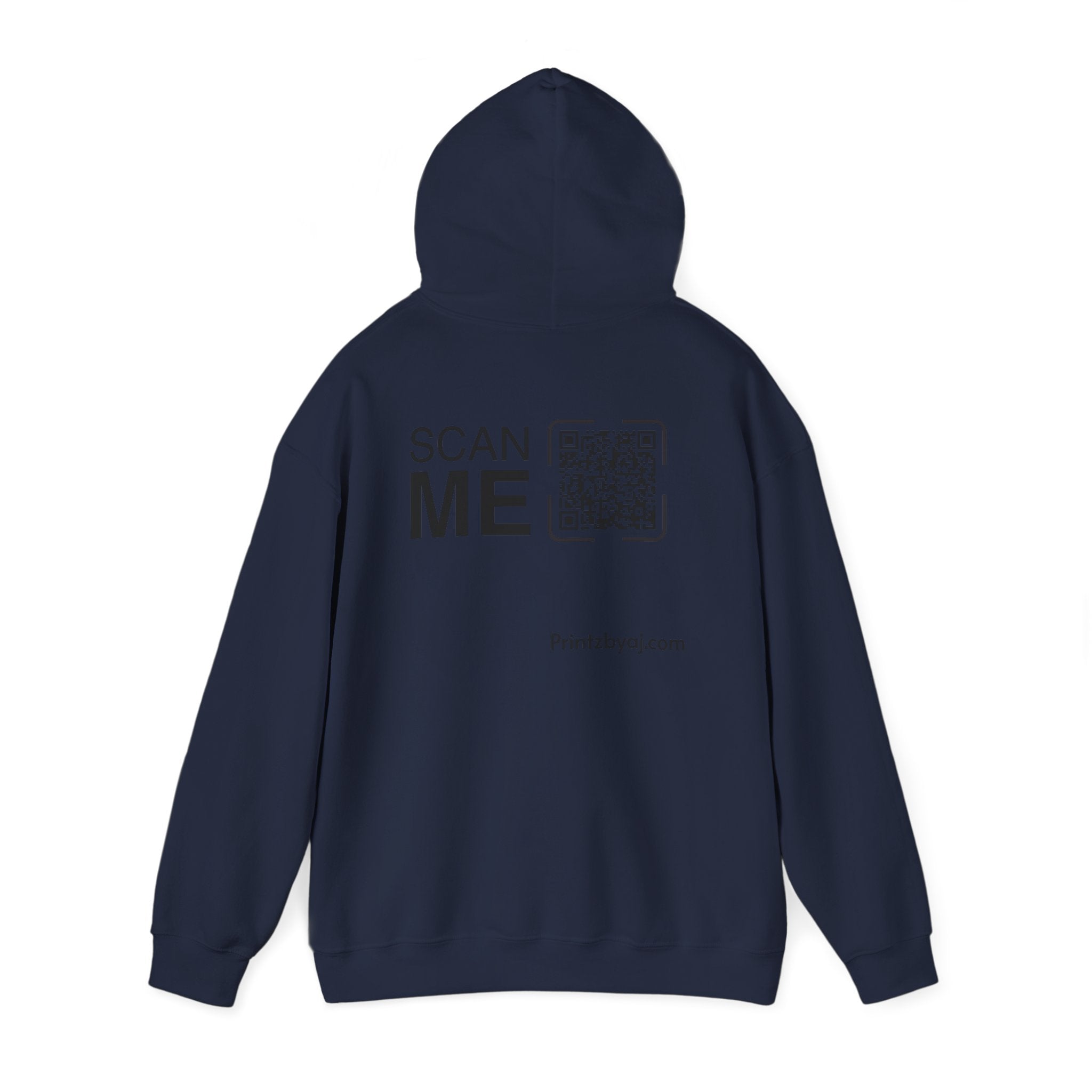 Bad "Bunny" Mode Hoodie — Cute Bunny 'Bad Mode!' Front + 'Scan Me' QR Back