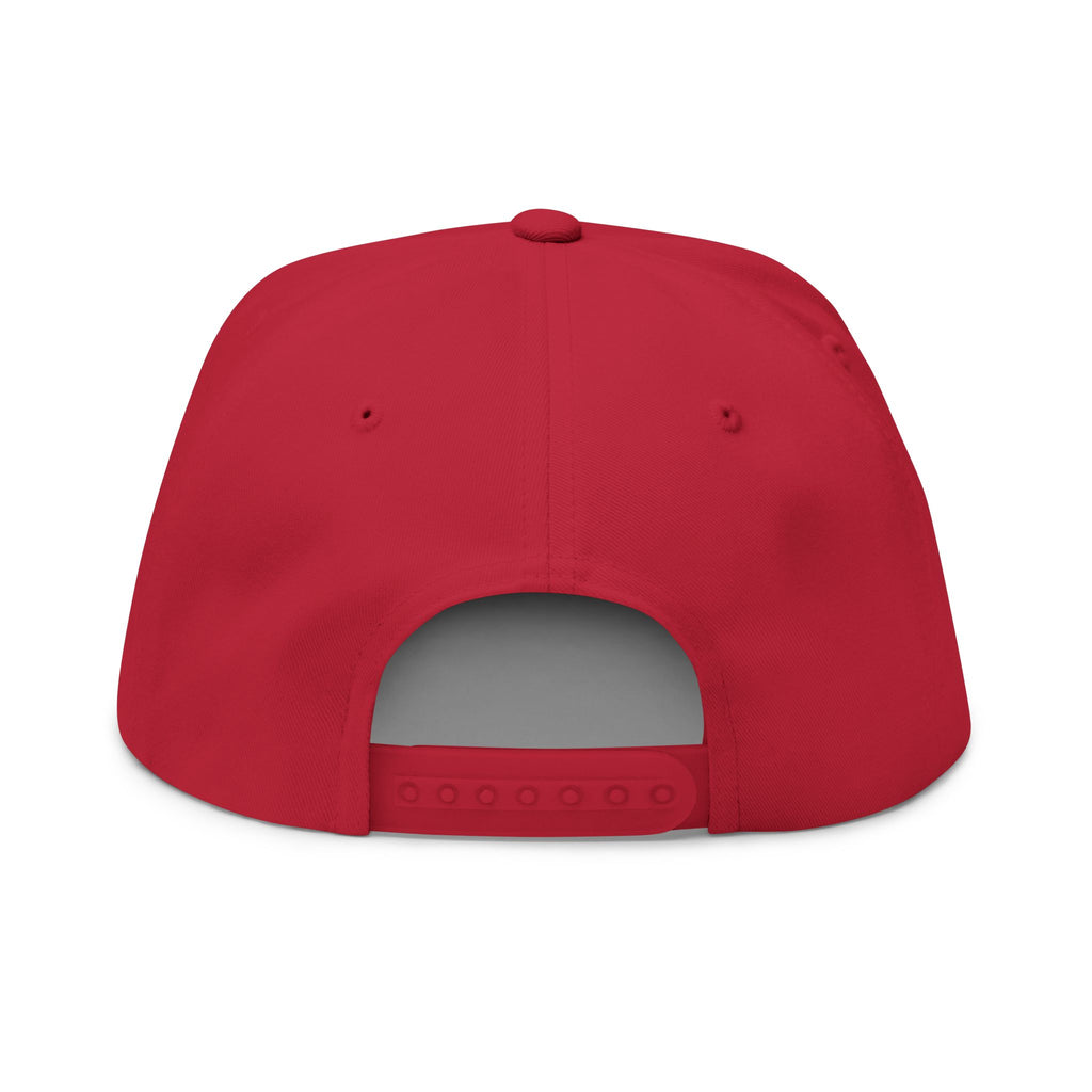 Embroidered Flat Bill Cap — ChoiceLunch Logo Snapback