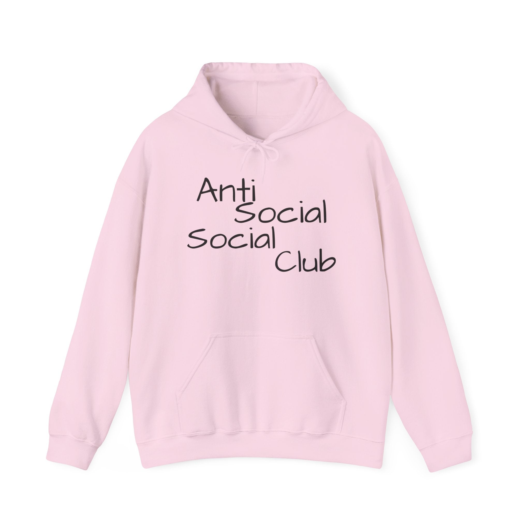 Anti Social Social Club Hoodie — "Please Maintain Social Distancing 6 Feet" Graphic Hooded Sweatshirt