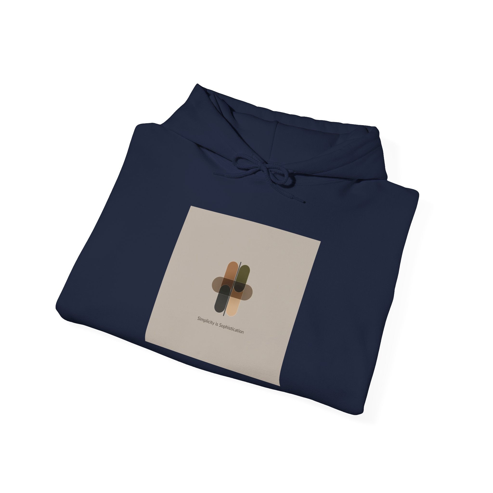 Minimal Abstract Collage Hoodie | Quiet Luxury, Neutral Minimalist